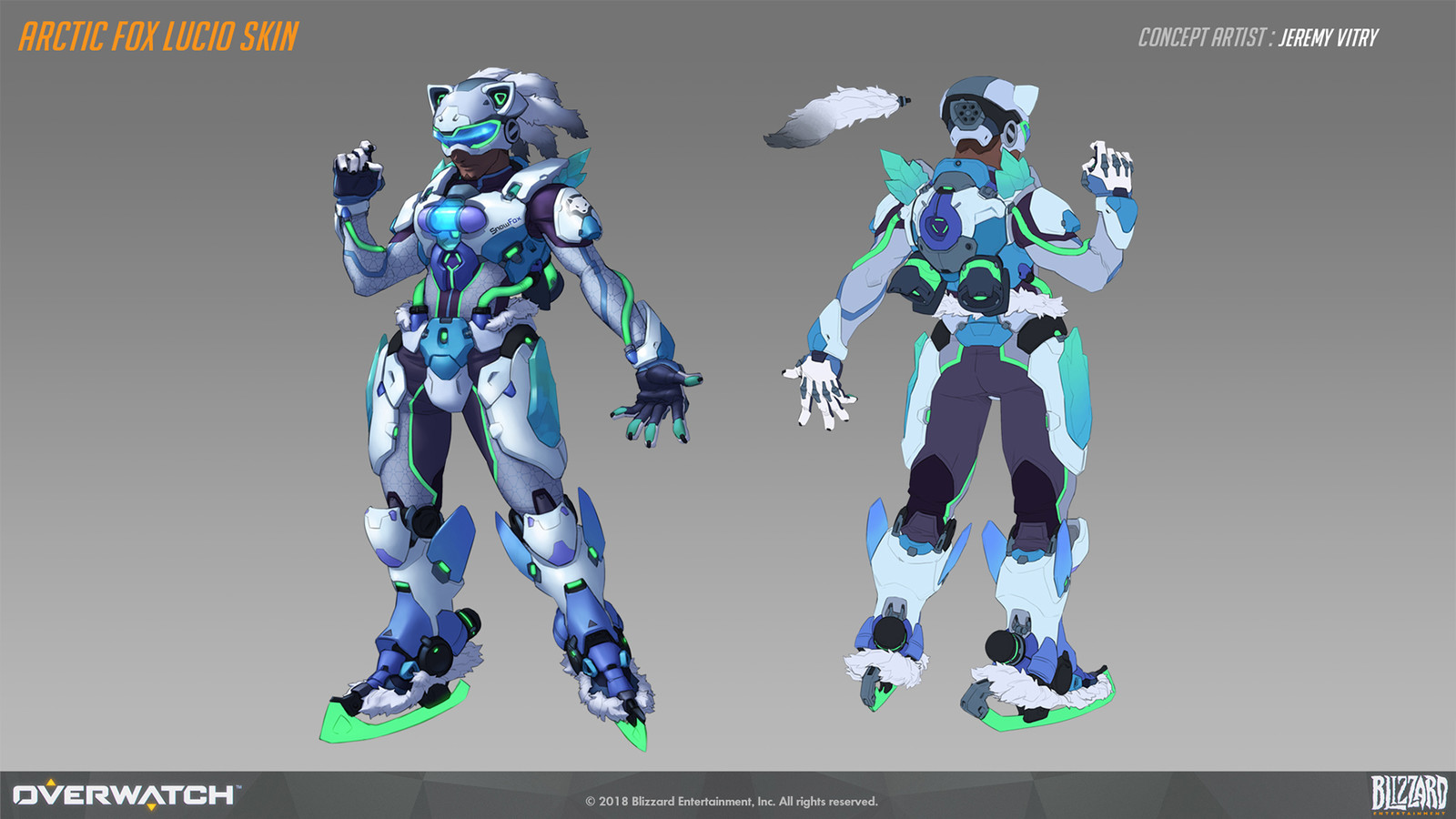 Artstation Arctic Fox Lucio Skin Concept Jeremy Vitry
