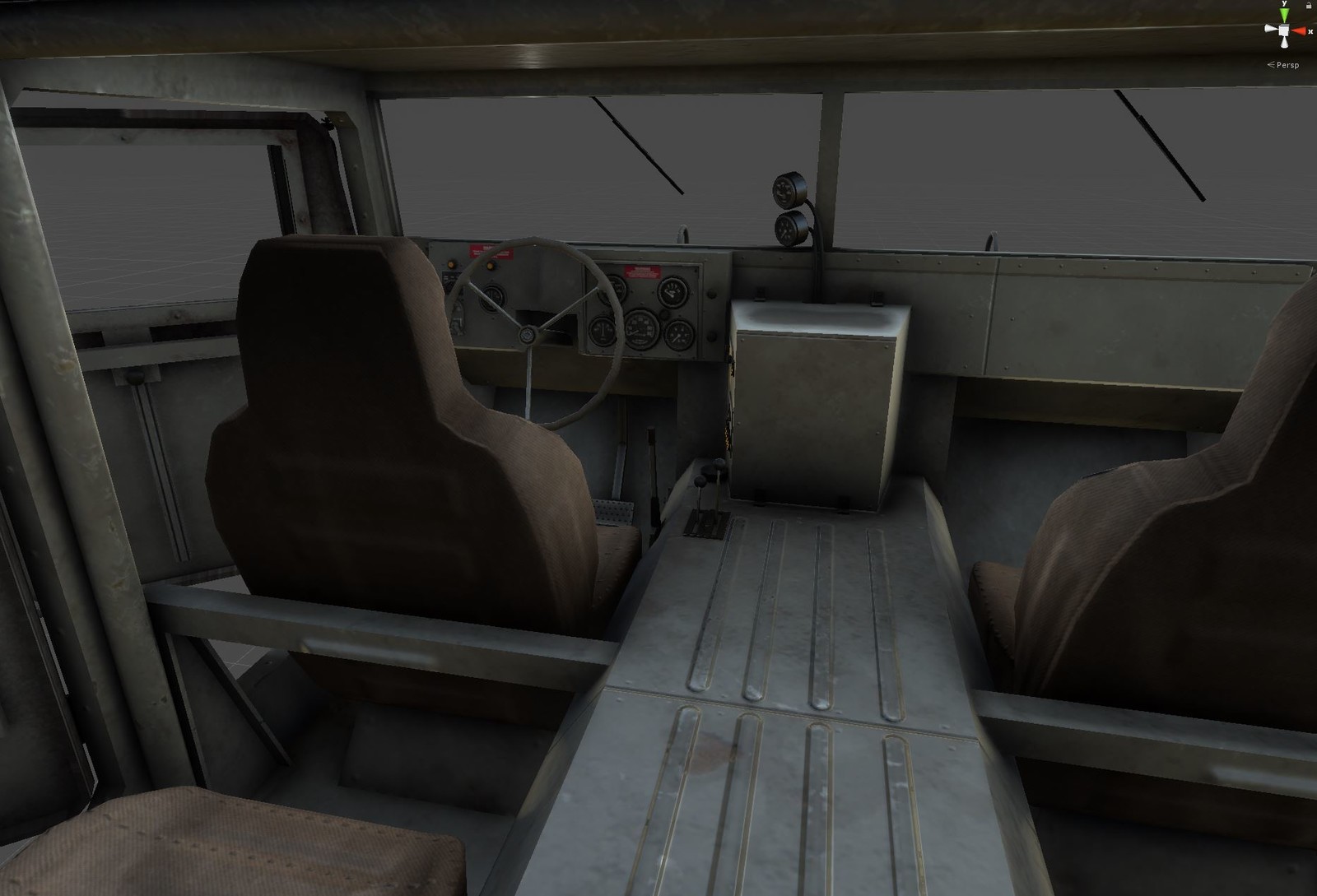 Unity3D Interior Backseat