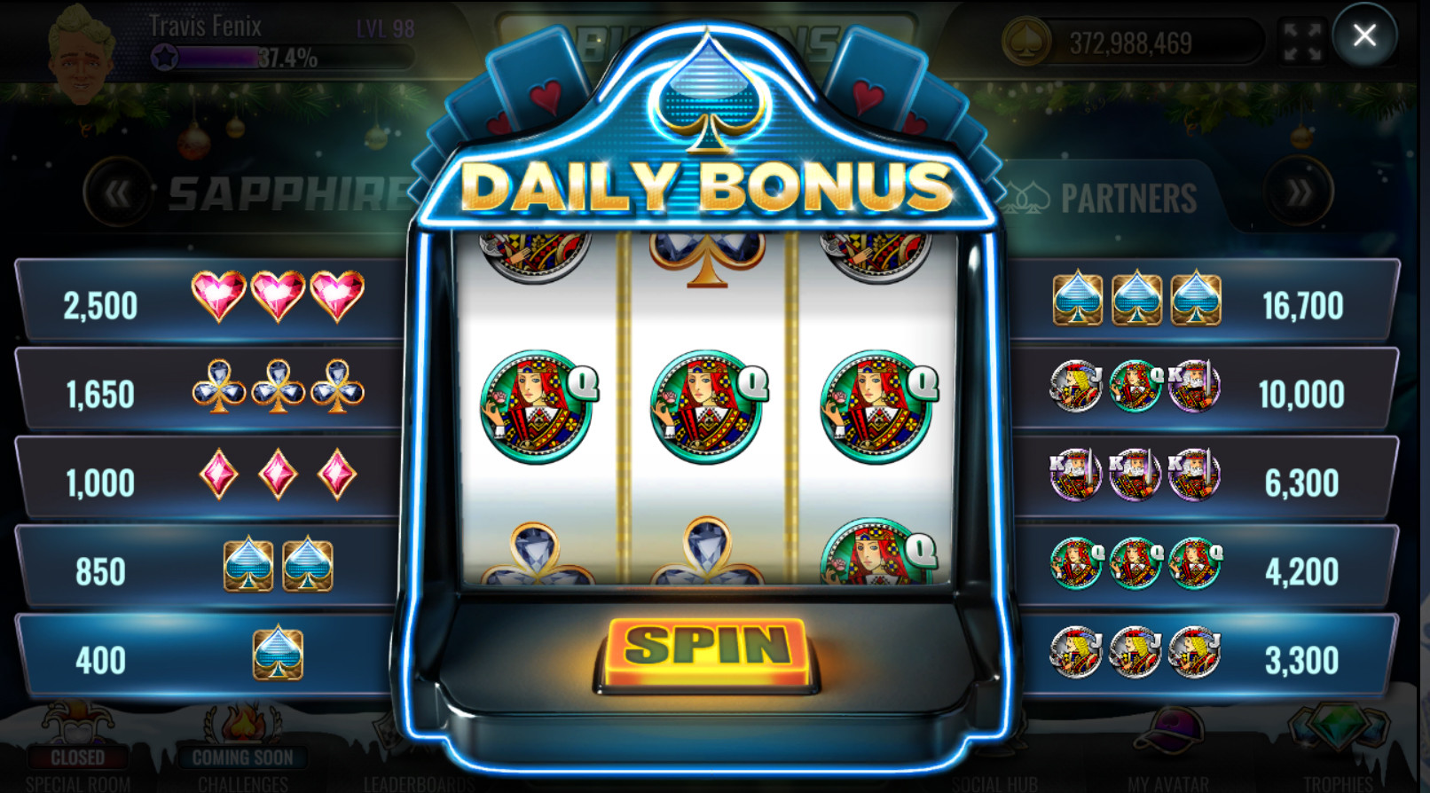 ArtStation Spades Royale Daily bonus