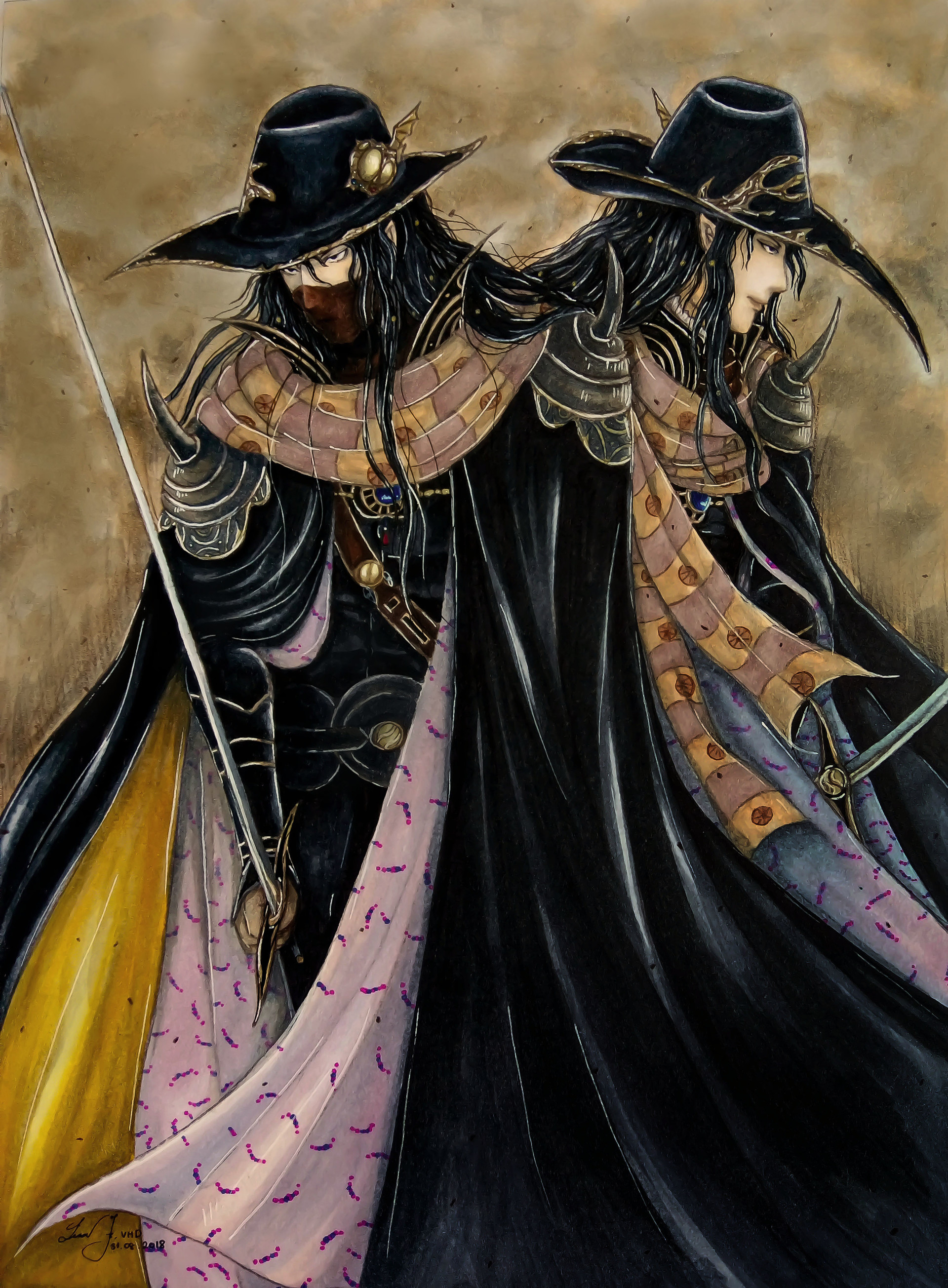 Inspired by Amano Yoshitaka's illustrations Fanart: Vampire Hunter D...