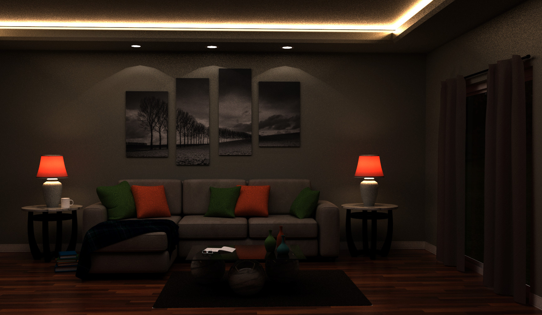 Artstation Modern Living Room Design Robert Bunnell