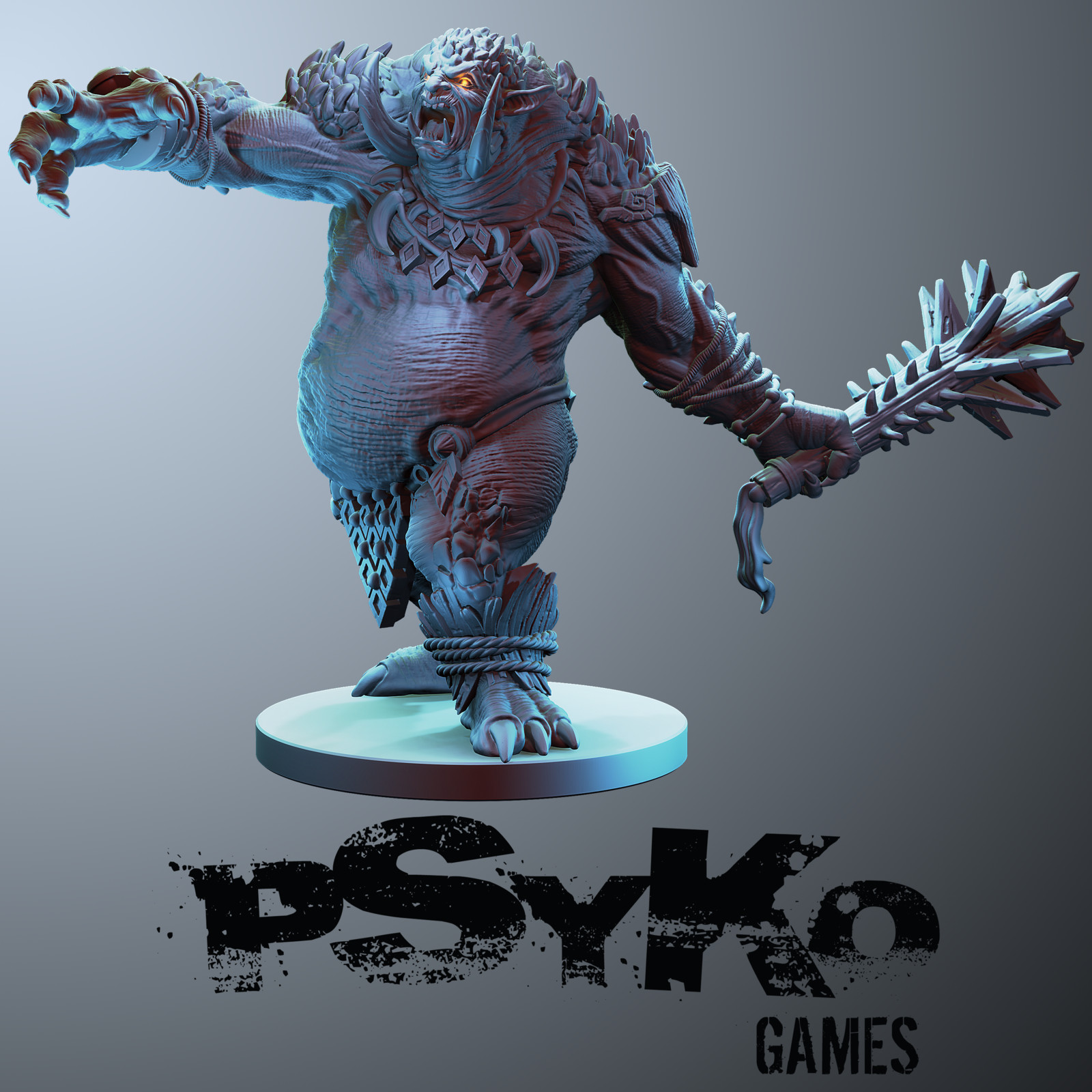 Shattered Chaos boardgame miniatures - Troll
