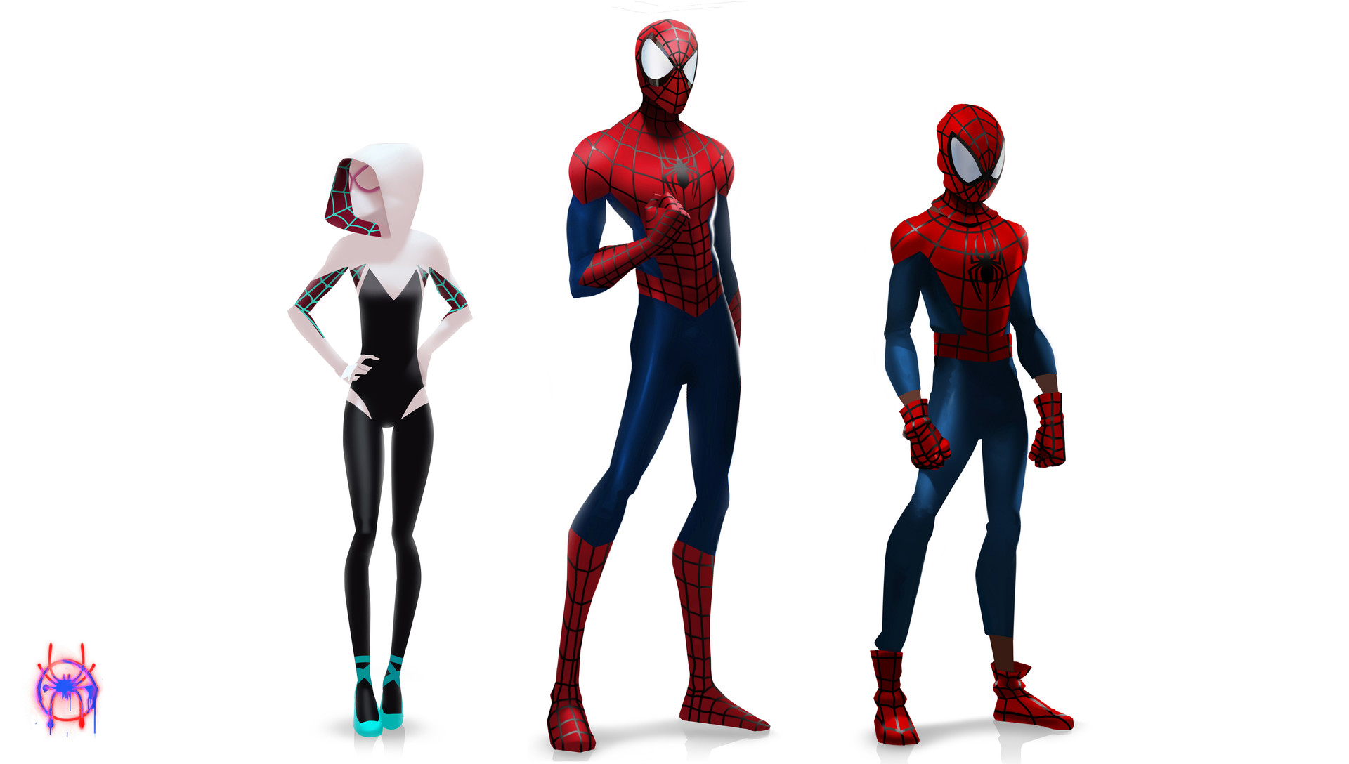 Artstation Spider Man Into The Spider Verse Florent Auguy