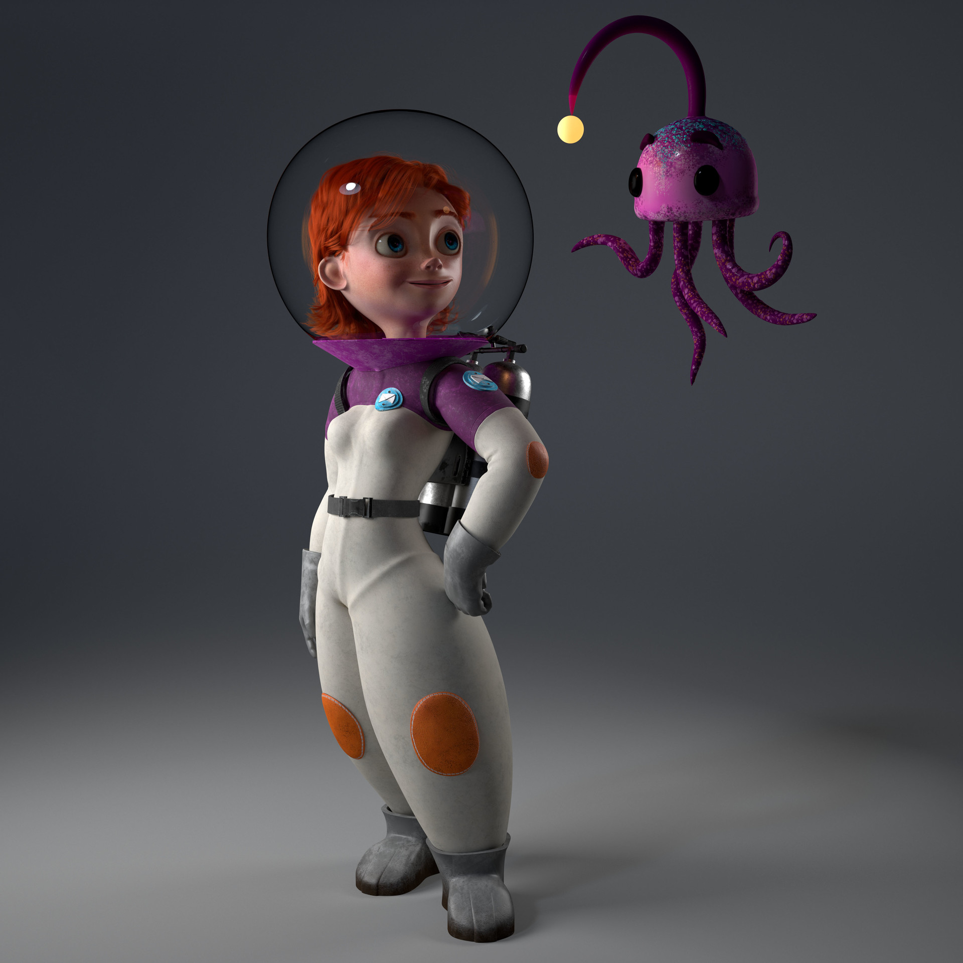 Artstation Astronaut Character Lara James