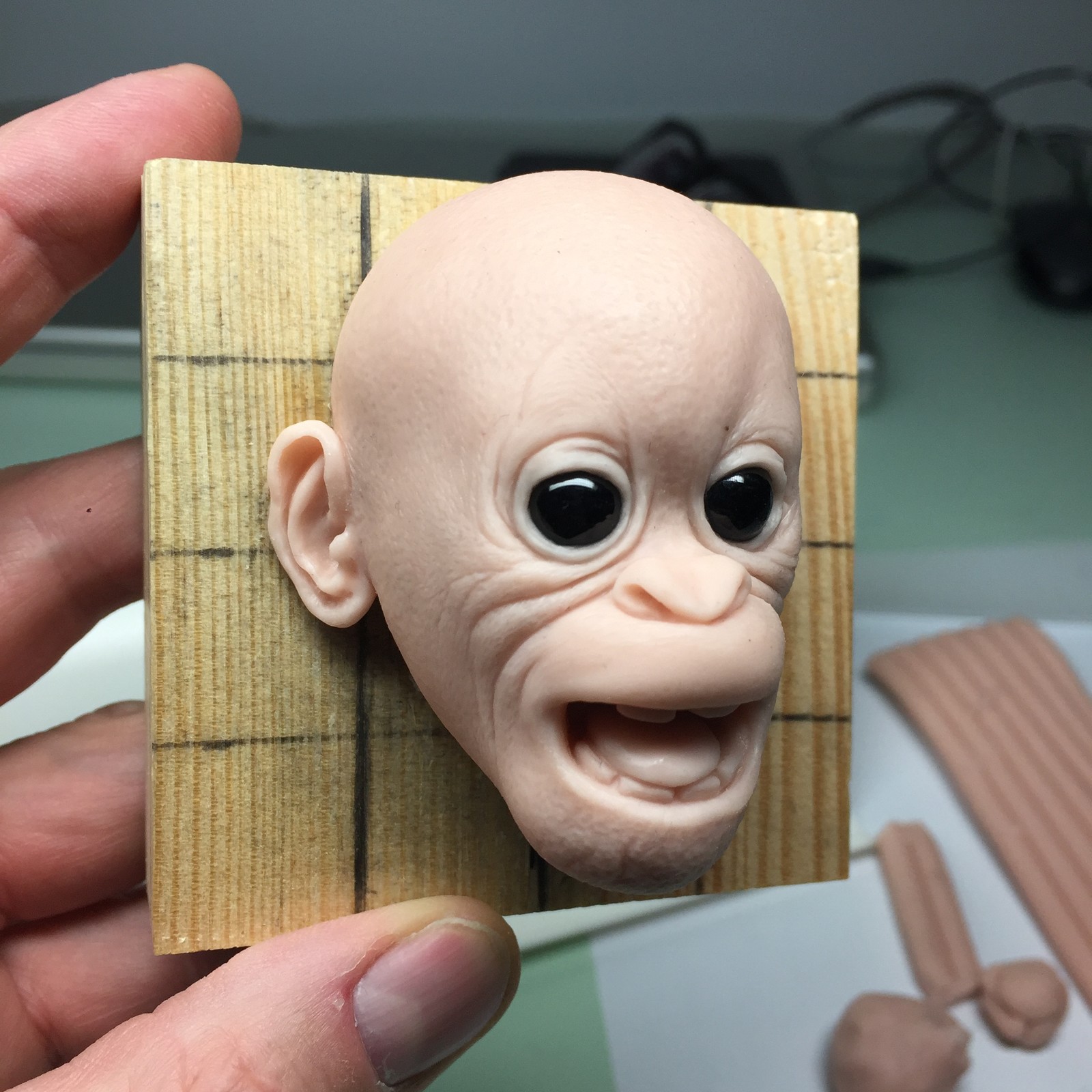 Orangutam baby/supers sculpy