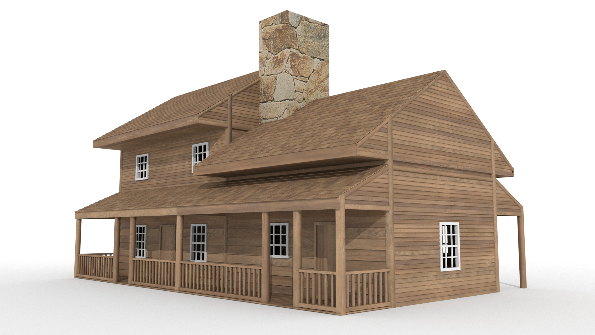 Artstation Farmhouse 3d Model Klint 3d