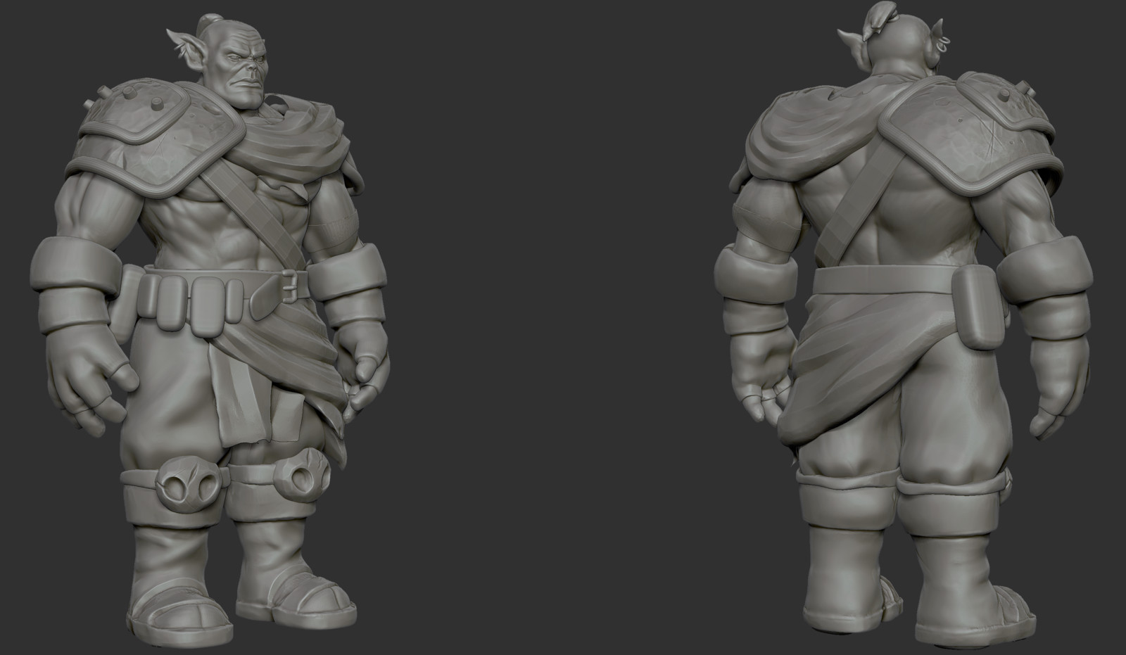 Orc: high poly