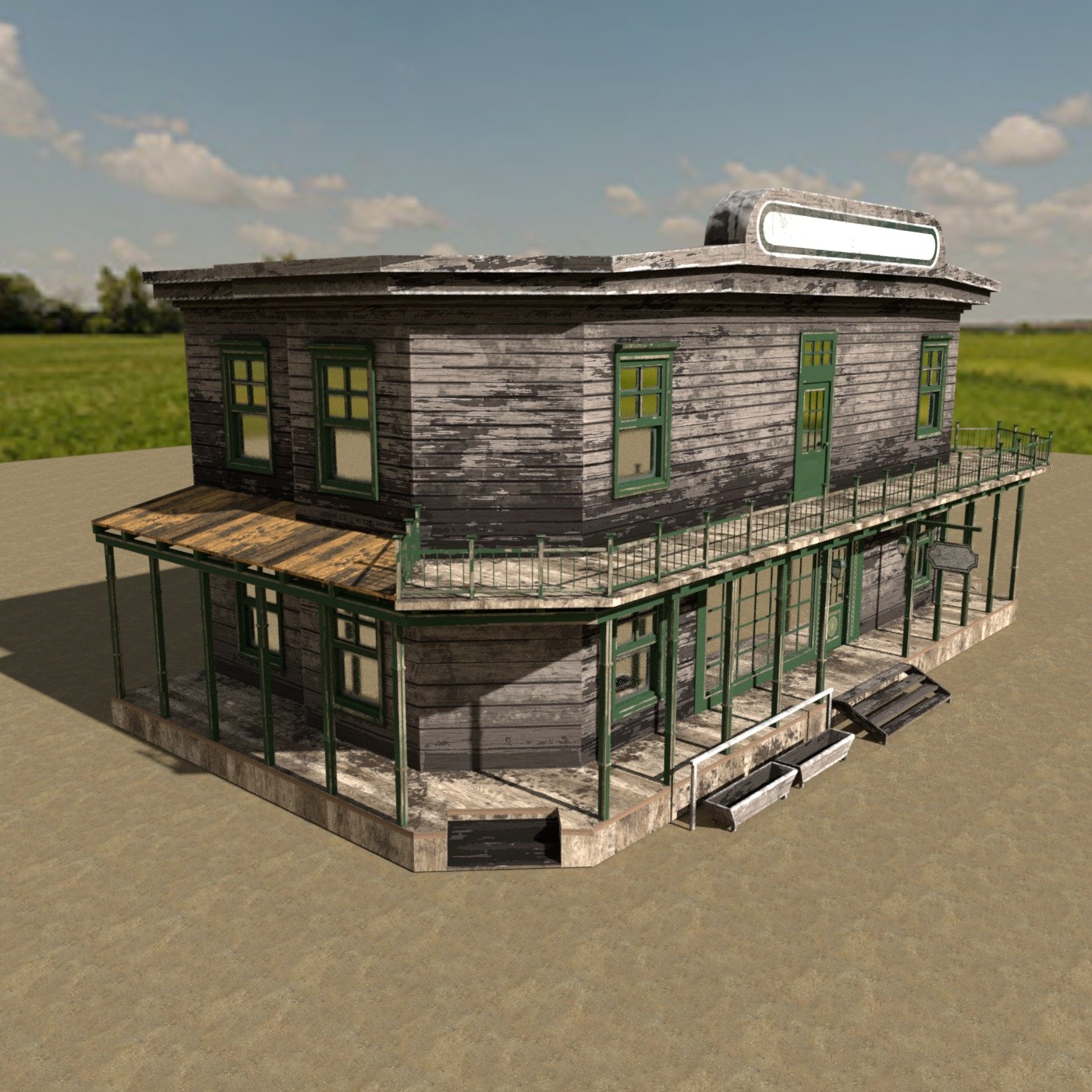 ArtStation - Western Building