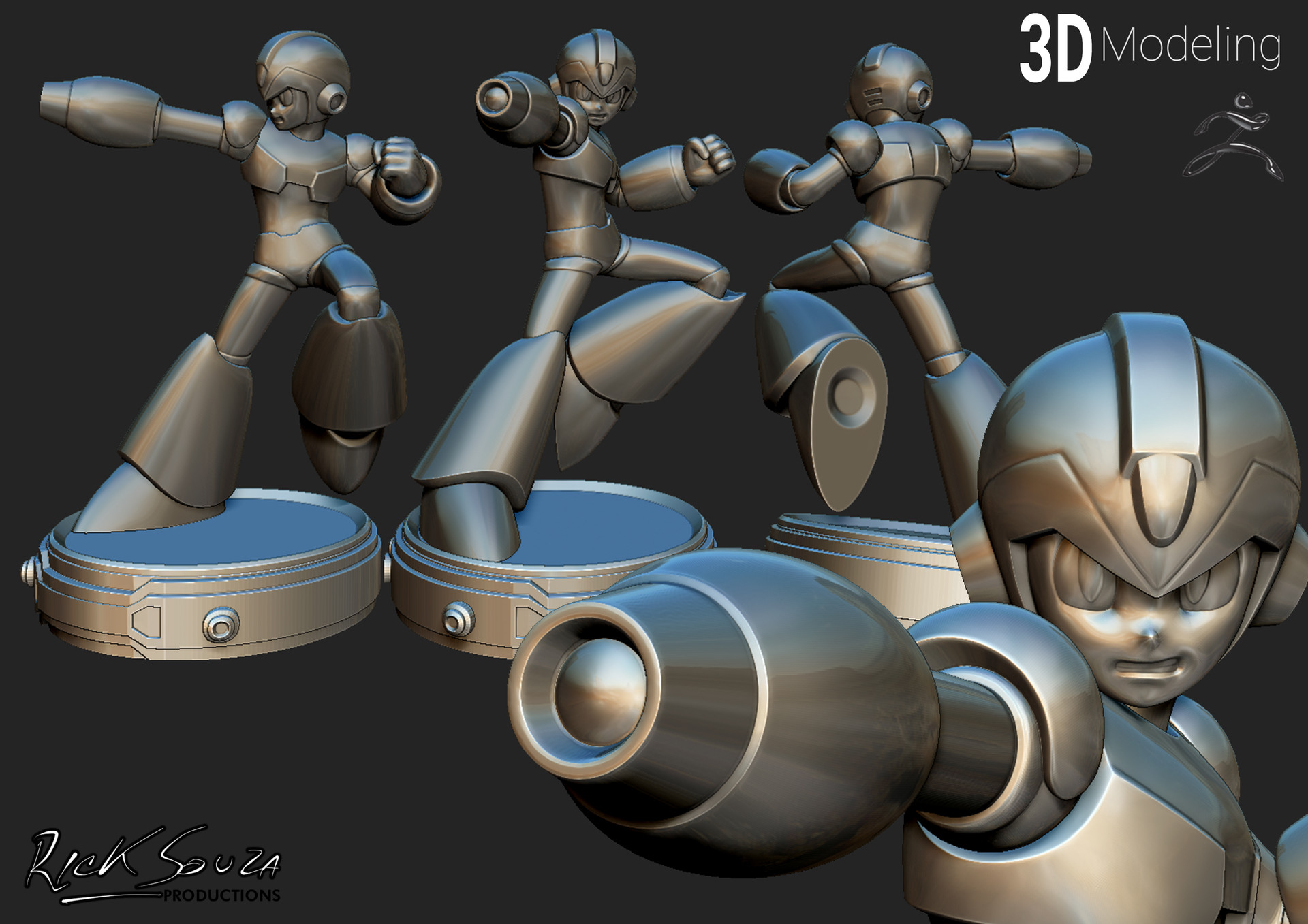 Mega man x statue online