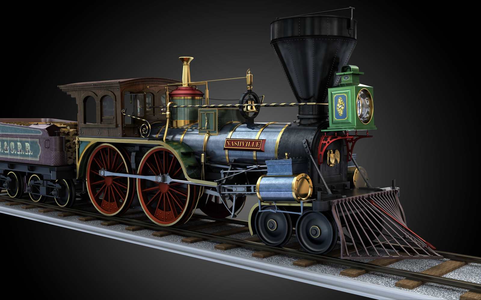 Brian Fisher "The Old Nashville" (Lincoln's Funeral Train)