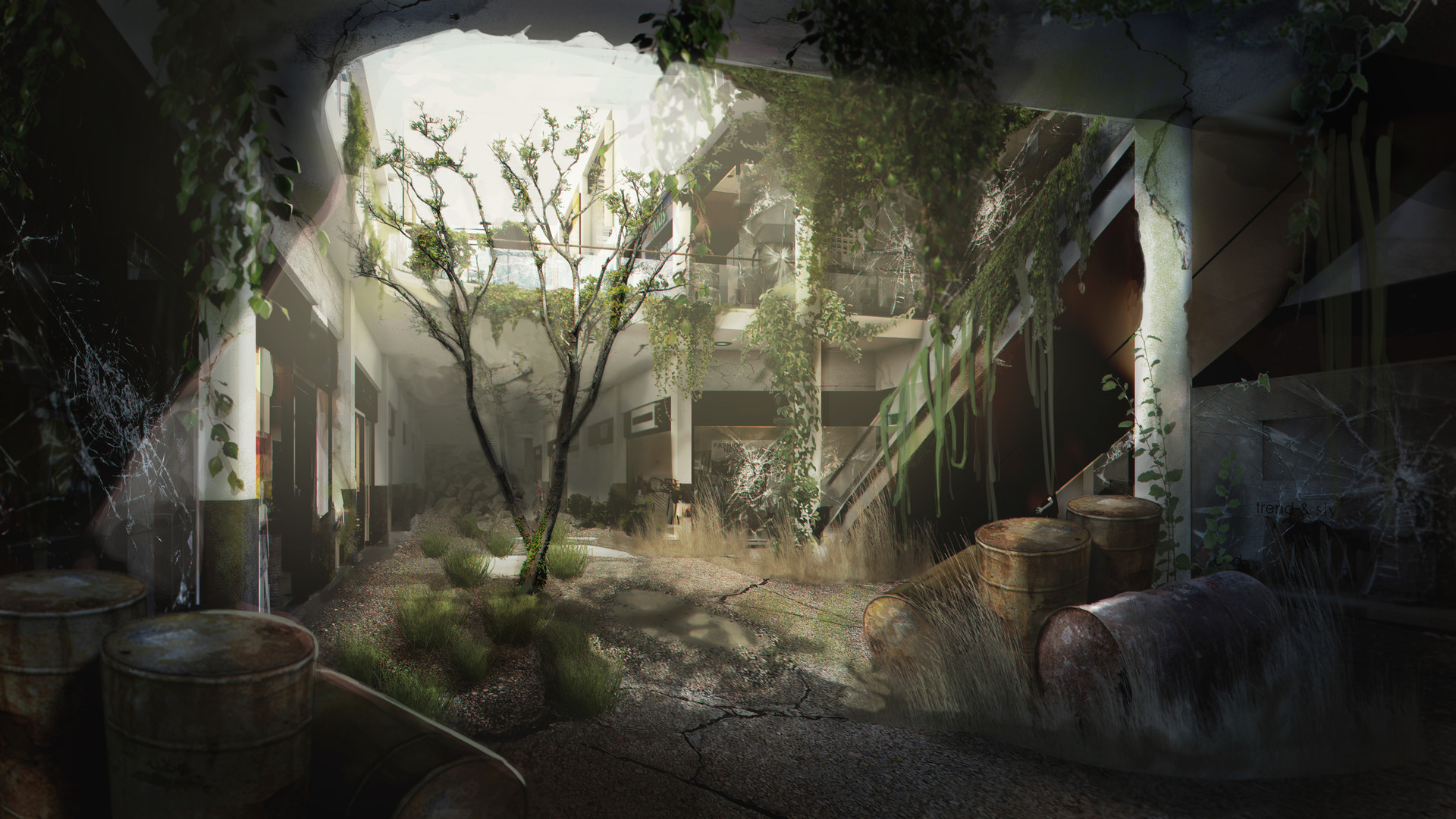 Artstation Digital Matte Painting Assignments Christa Sydney