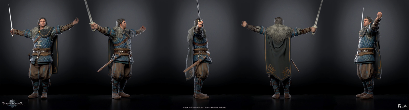 Artist: Jaro Pijacek, Art Director: Roman Mindek, Producer: Tom Roller.  Poses created from rigs and animation by CD PROJEKT RED. Check out more from Rascals at www.rascals.studio