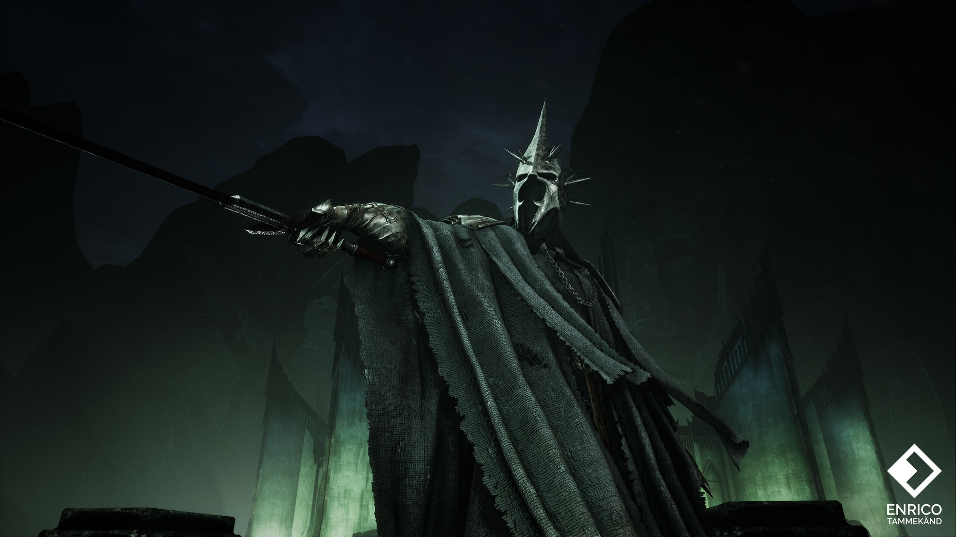 Artstation Minas Morgul Enrico Tammekand