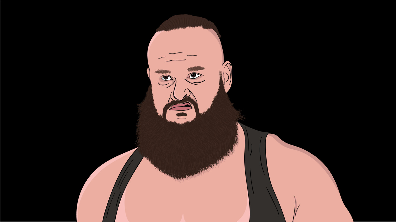 Artstation Braun Strowman Stare Down Dale Meyers