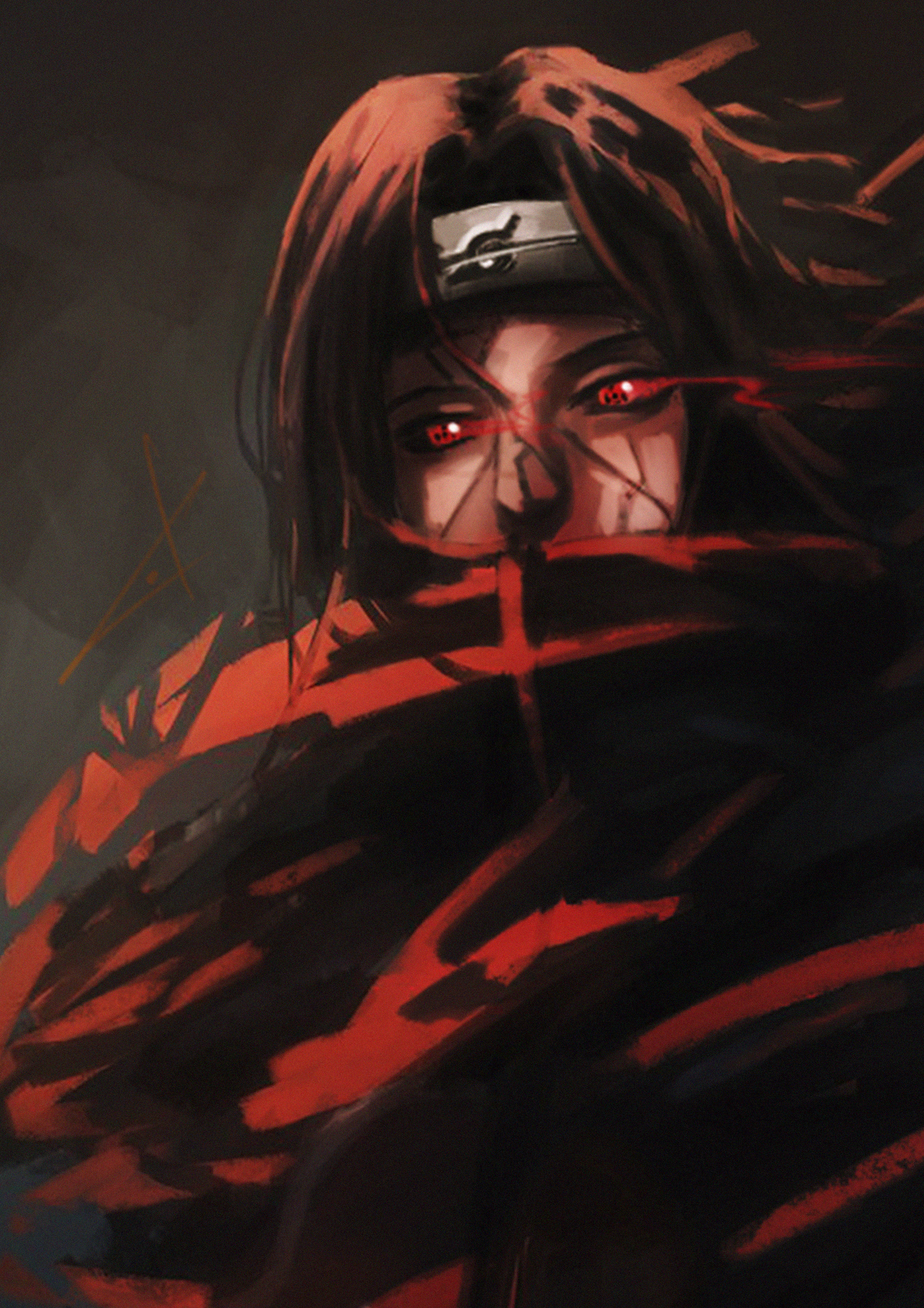 Artstation Itachi Uchiha Lucas Furlan