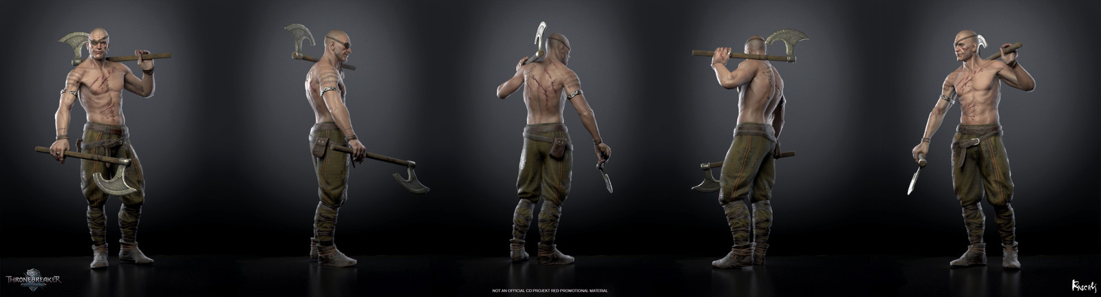 Artist: Ksenia Shumikhina, Art Director: Roman Mindek, Producer: Tom Roller.  Poses created from rigs and animation by CD PROJEKT RED. Check out more from Rascals at www.rascals.studio