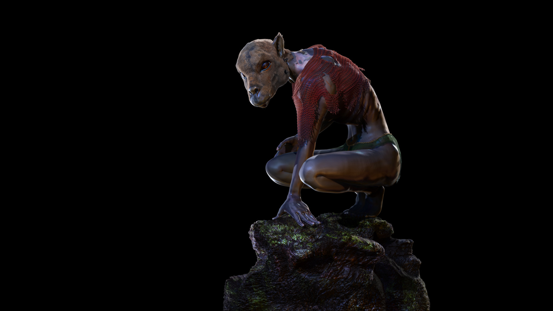 Nils Folker Lobisomem Werewolf Horse Sculpt