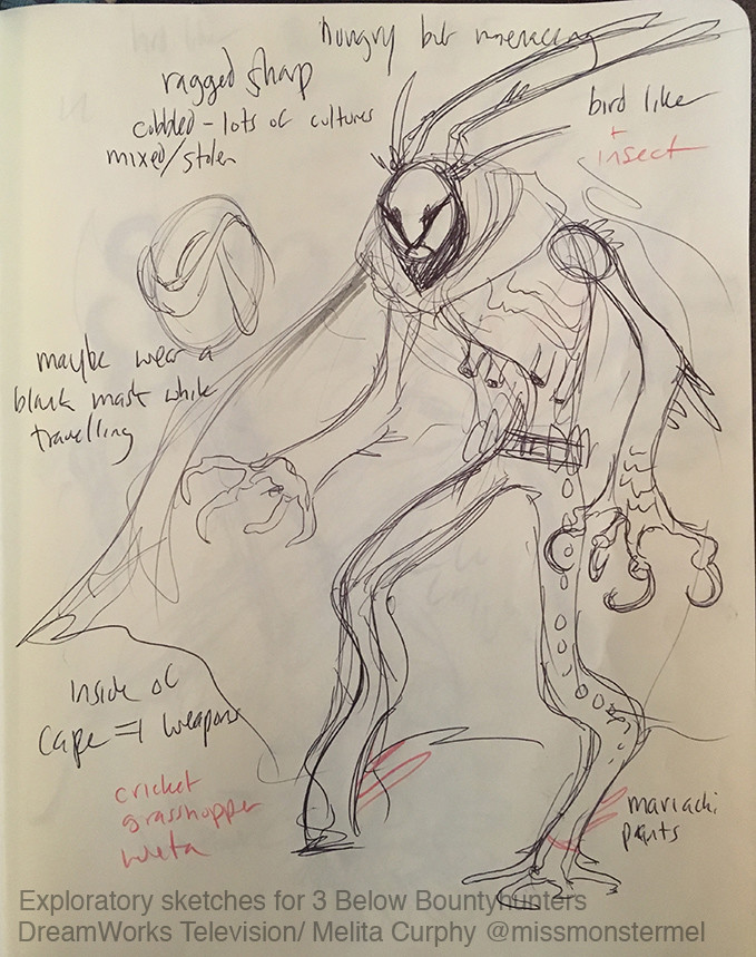 BOUNTYHUNTER sketch monster 1st Bountyhunter Sketch Monster