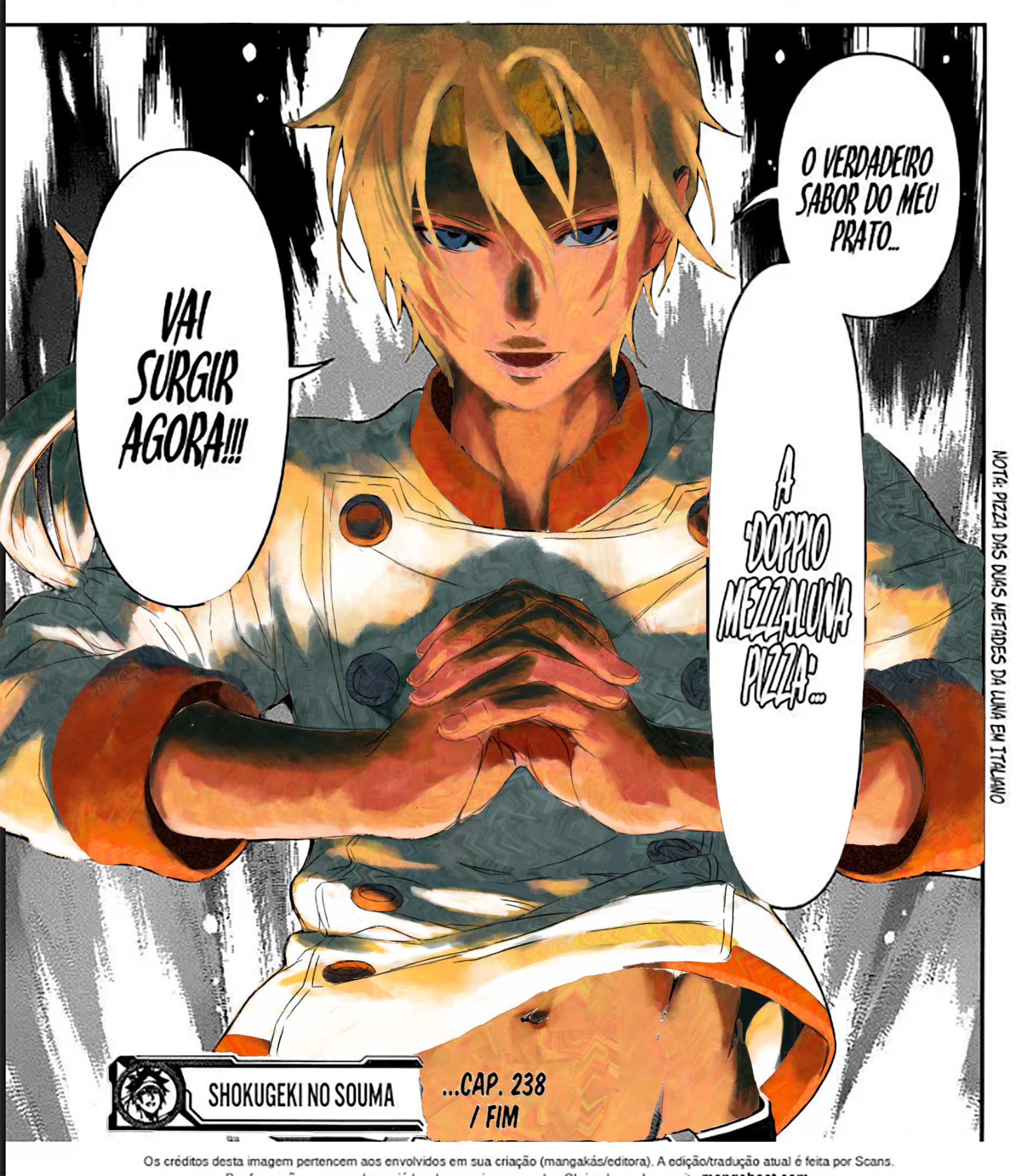 Artstation Shokugeki No Souma Manga Colorization Fan Art