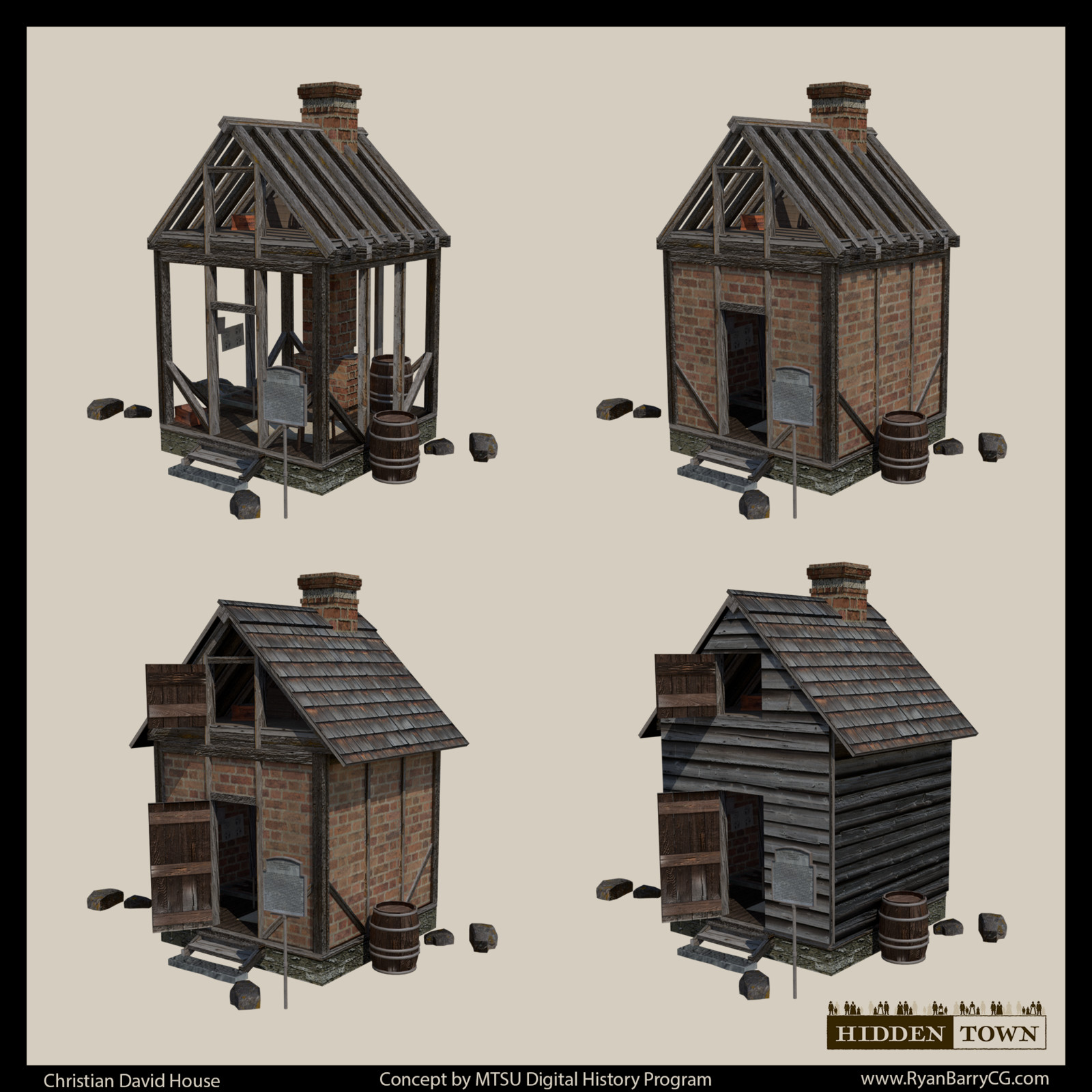 Hidden Town 3D: Christian David House