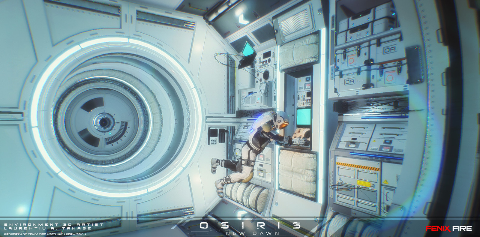 Space Station (Art Direction &amp; Trim Sheeting/Texturing)
