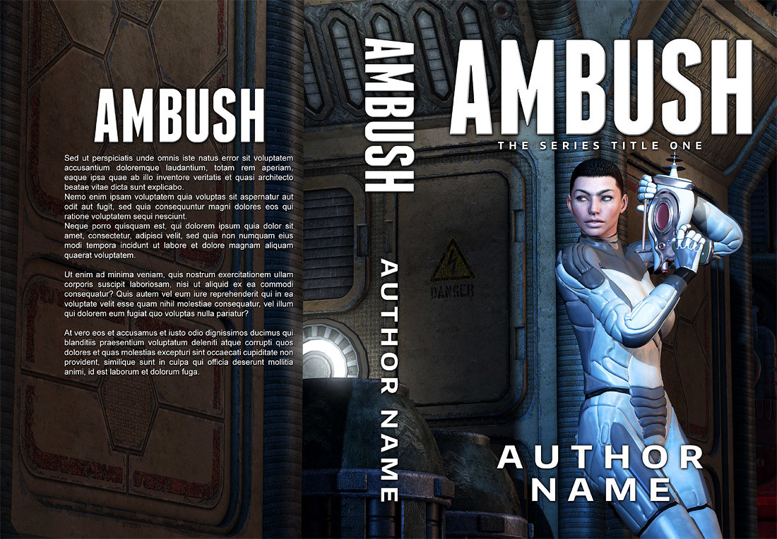 Luca Oleastri - Ambush - premade book cover