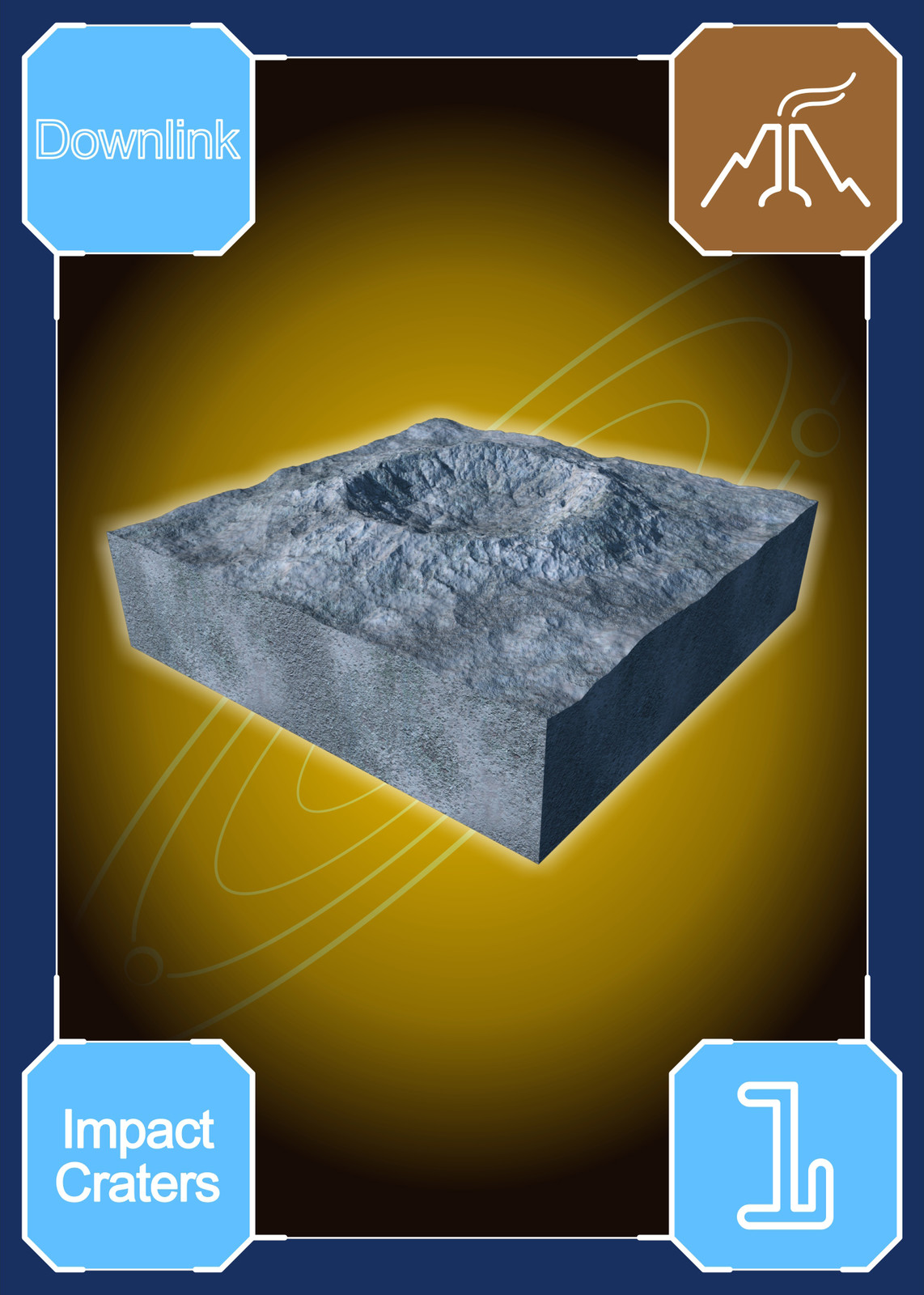 One of the Planetary Geology Downlink card.