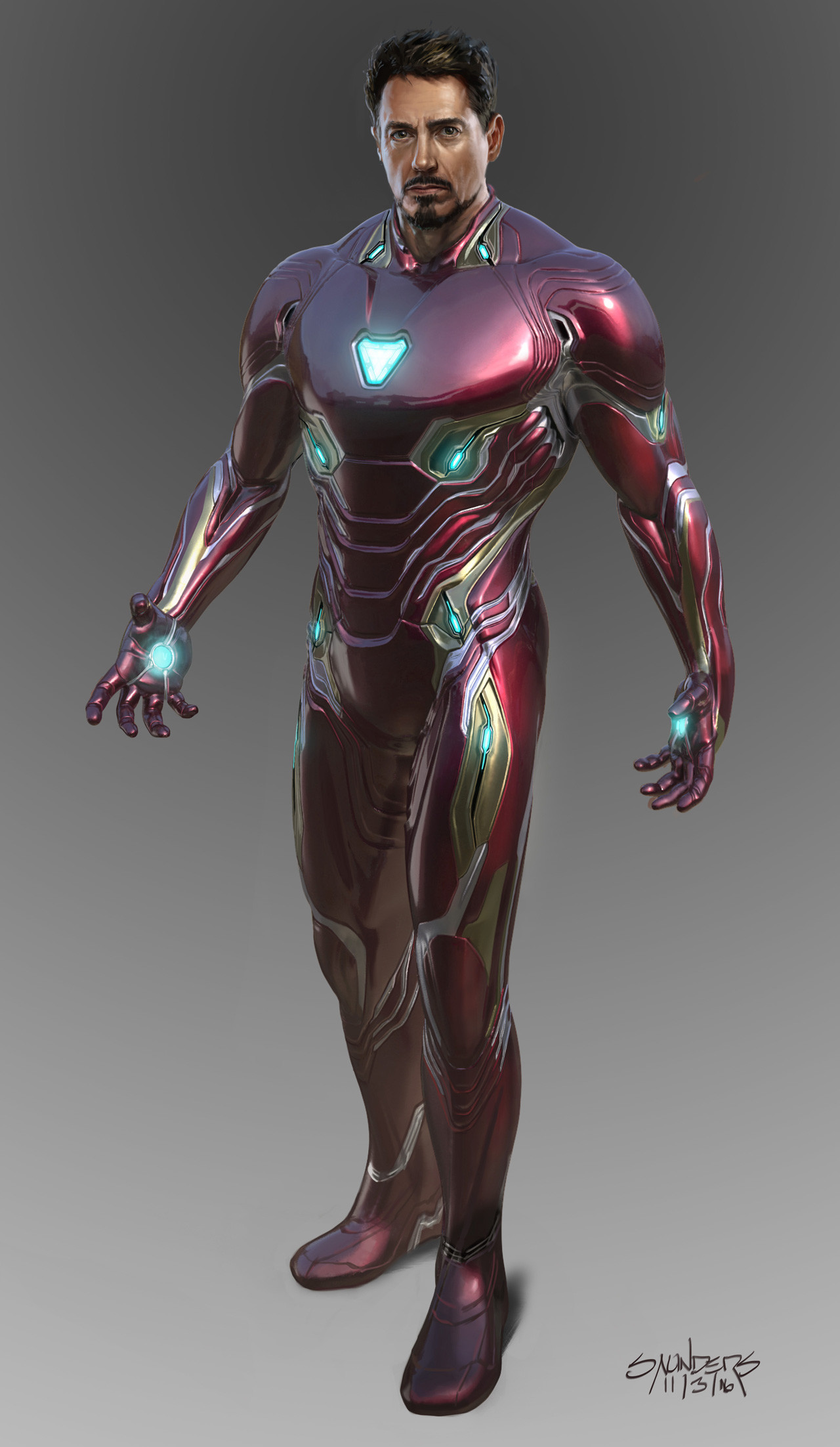 Artstation - Avengers: Infinity War - Iron Man Mk 50 Suit-Up