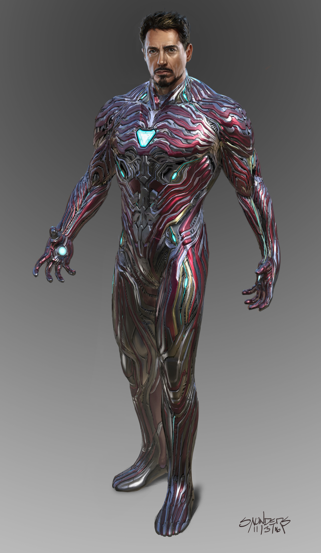 Artstation Avengers Infinity War Iron Man Mk 50 Suit Up Phil Saunders