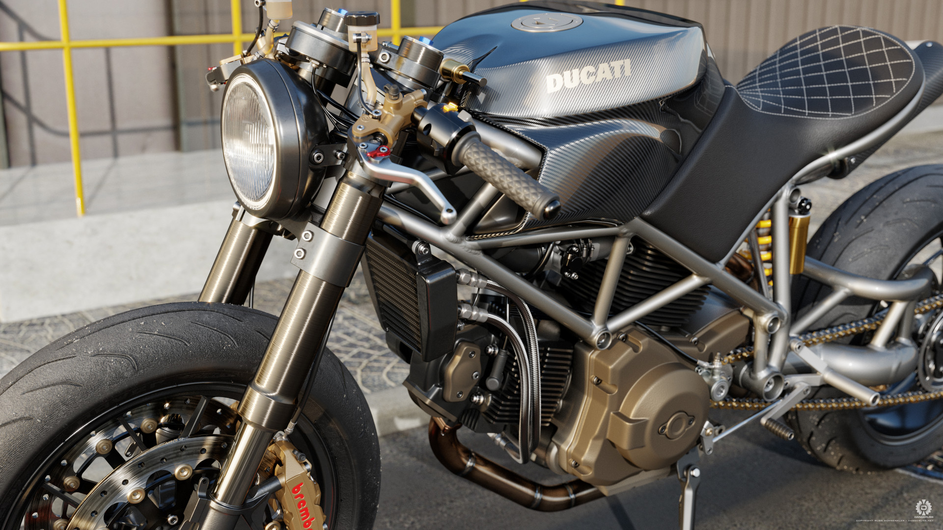 Cafe Racer 2004 Ducati S4r Ducati Monster 696 796 1100 Cafe Racer