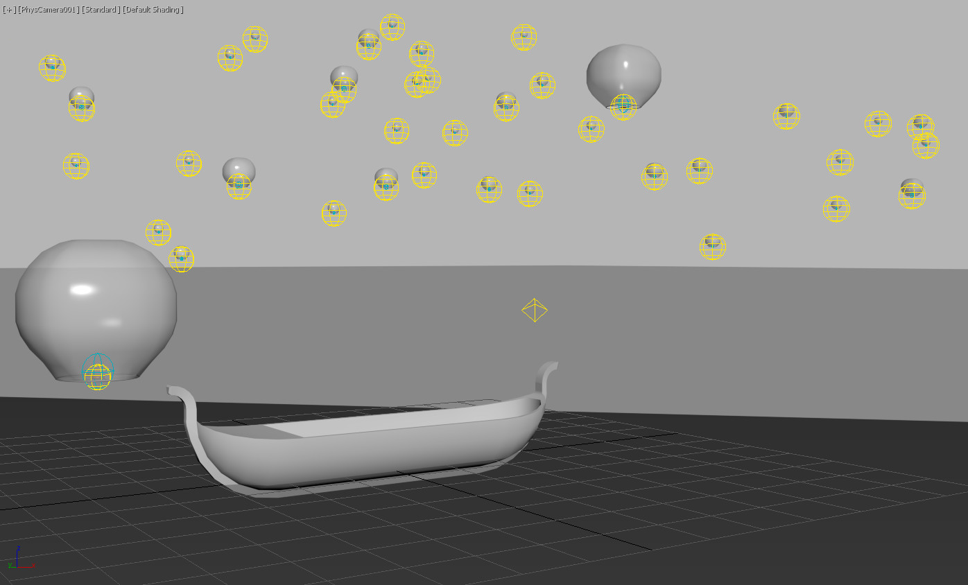 Unrendered scene on 3DS Max