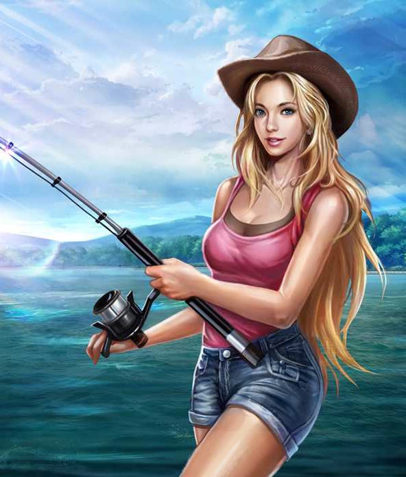 Rexxar - fishing girl