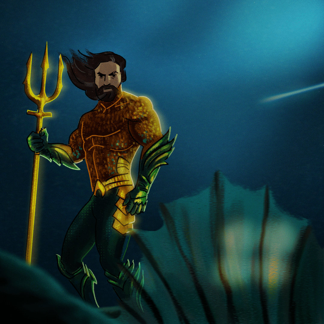 Artstation The New Aquaman Gif Anvesh Dunna