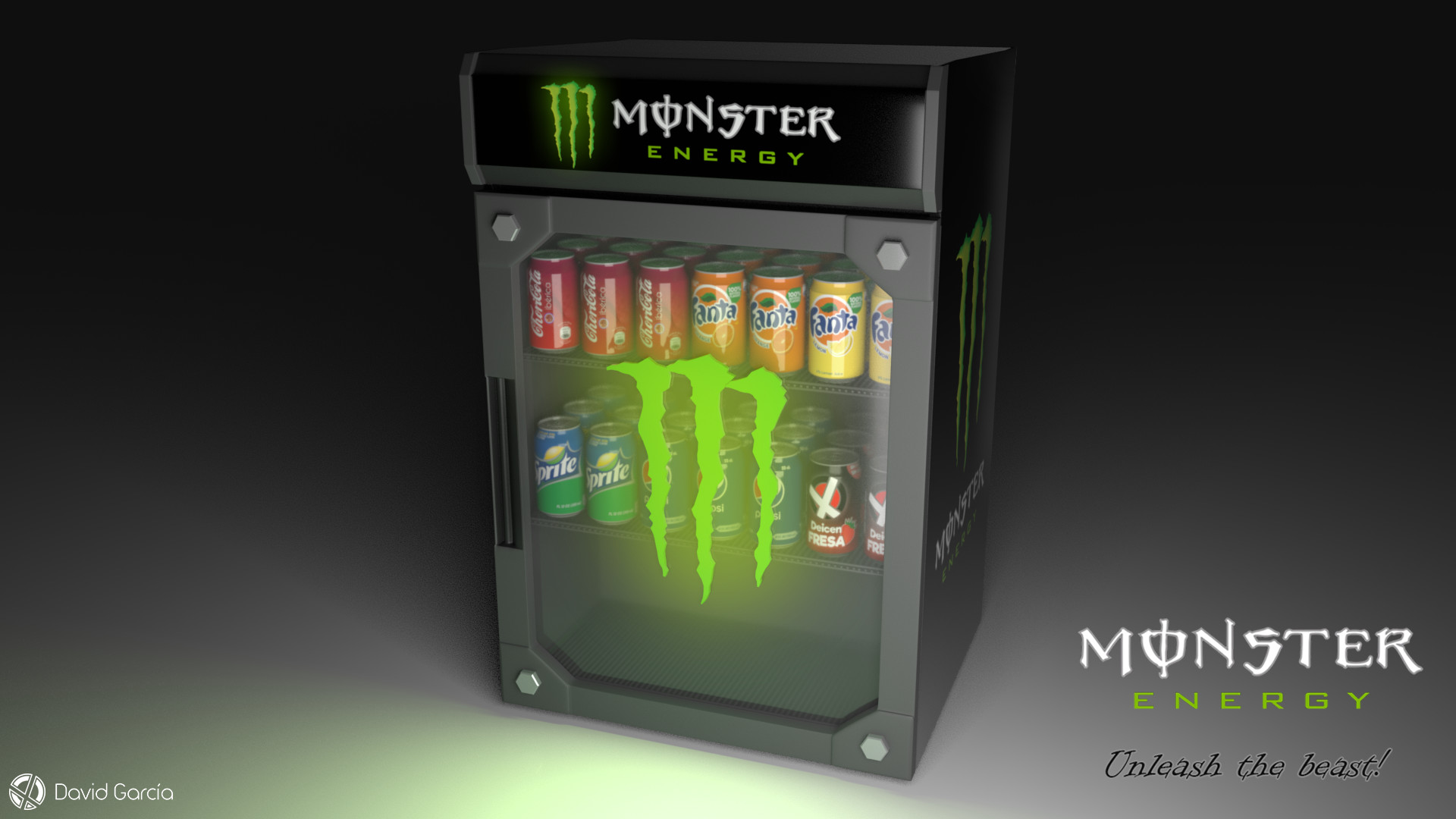 mini monster fridge for sale
