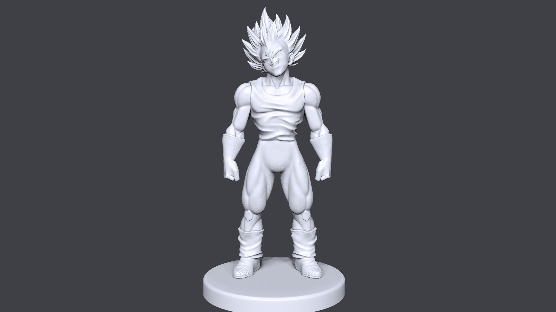 Artstation Dragon Ball Majin Vegeta ドラゴンボール ベジータ Cesar Serrador Cuevas