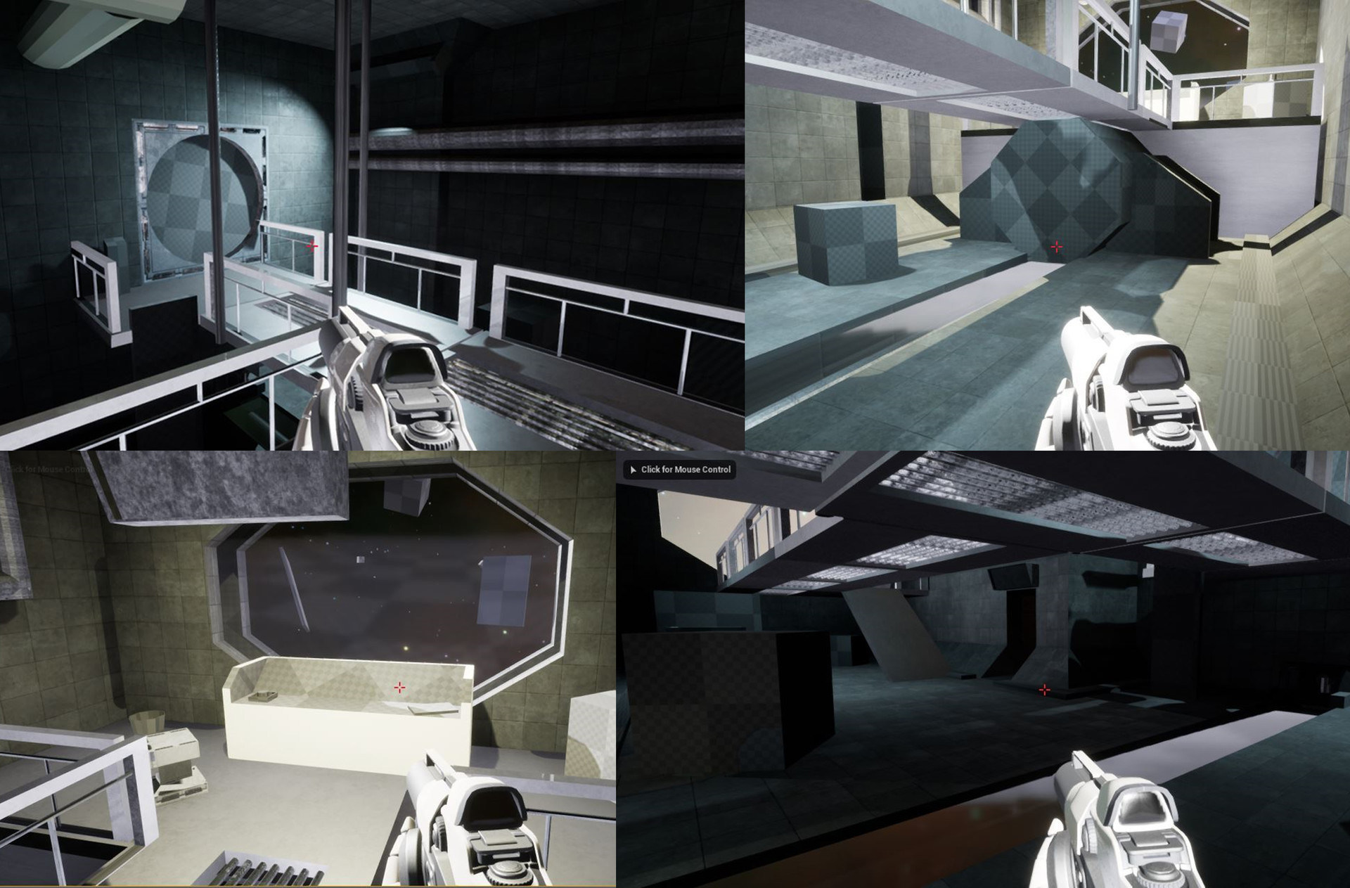 Reece Williams 3D Artist Portfolio - Platform 5 - Sci fi corridor