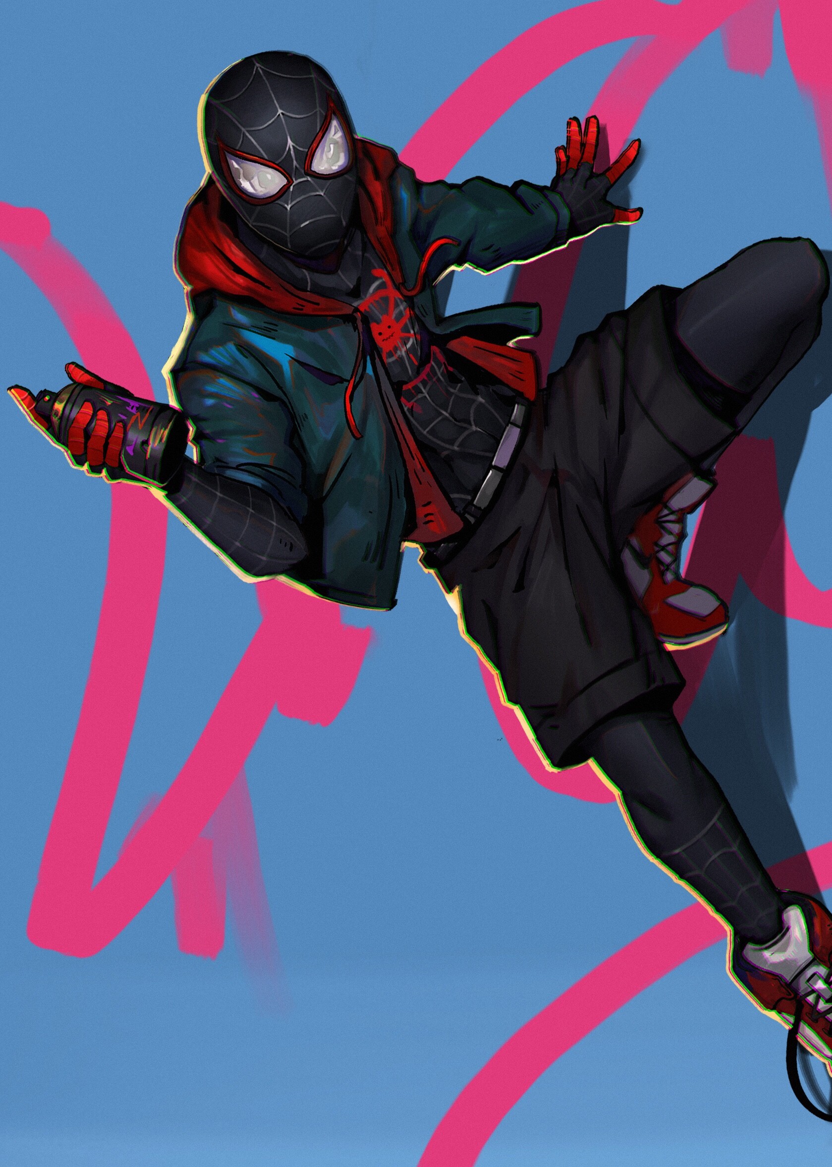 Artstation Miles Morales Mishary Shin