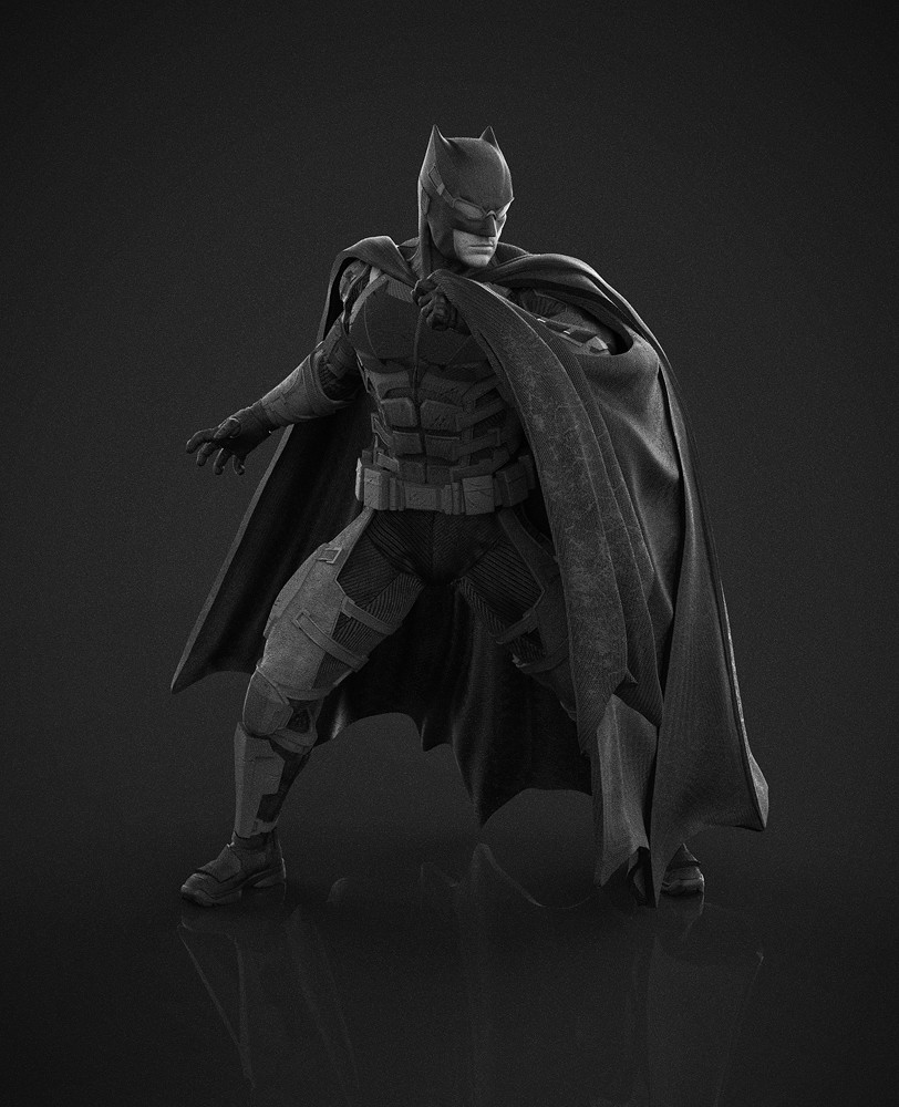 dc collectibles justice league movie tactical suit batman statue