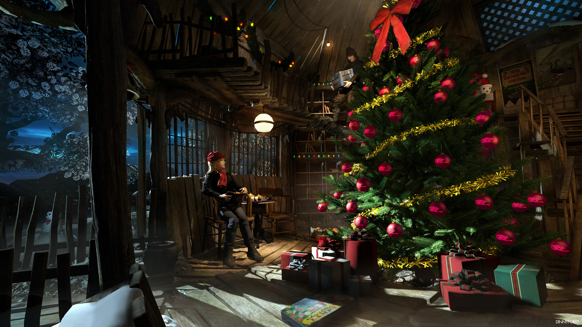 ArtStation Jingle Bells House