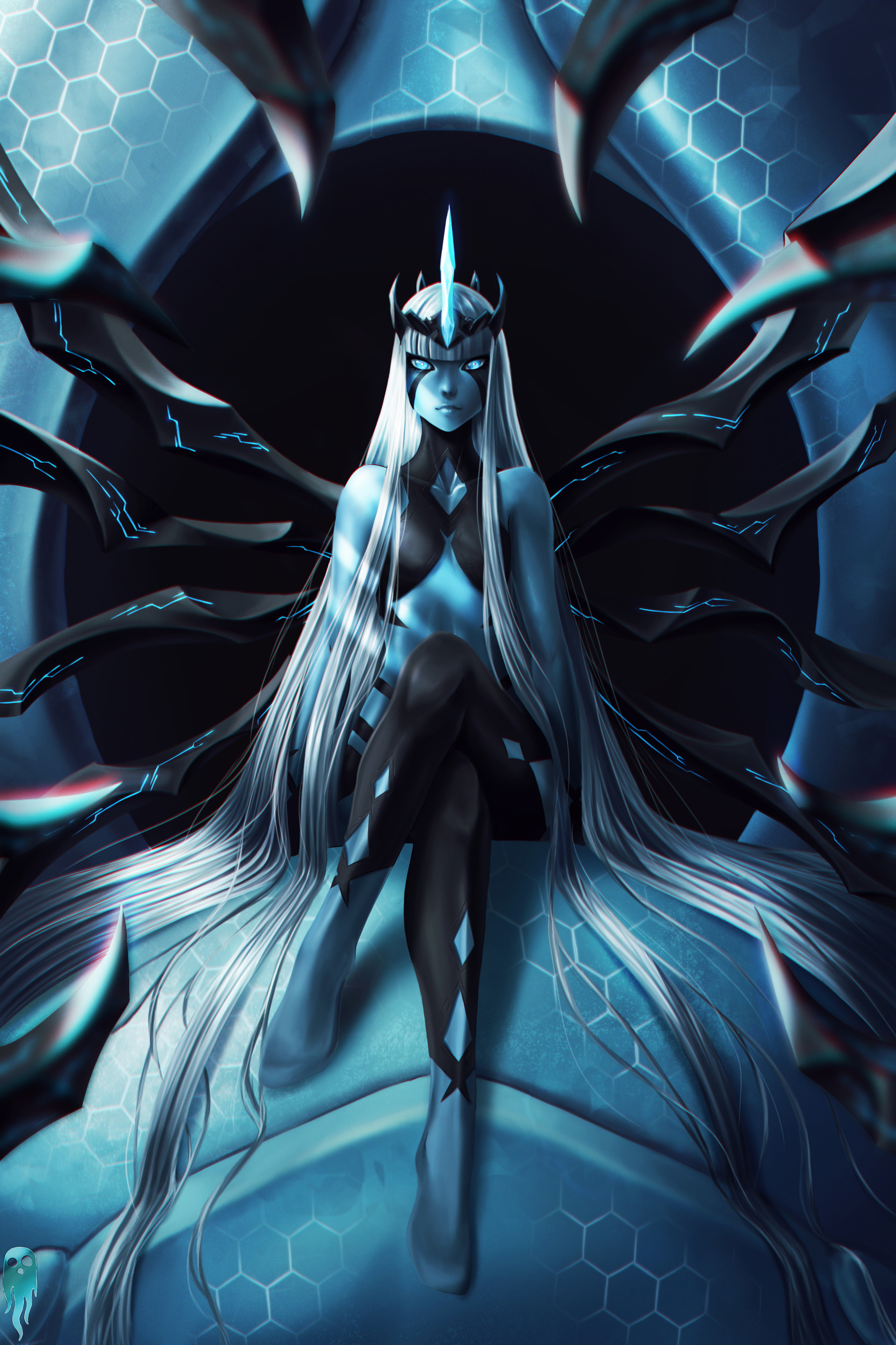 Darling In The Franxx Klaxosaur Queen ArtStation - Klaxosaur Princess
