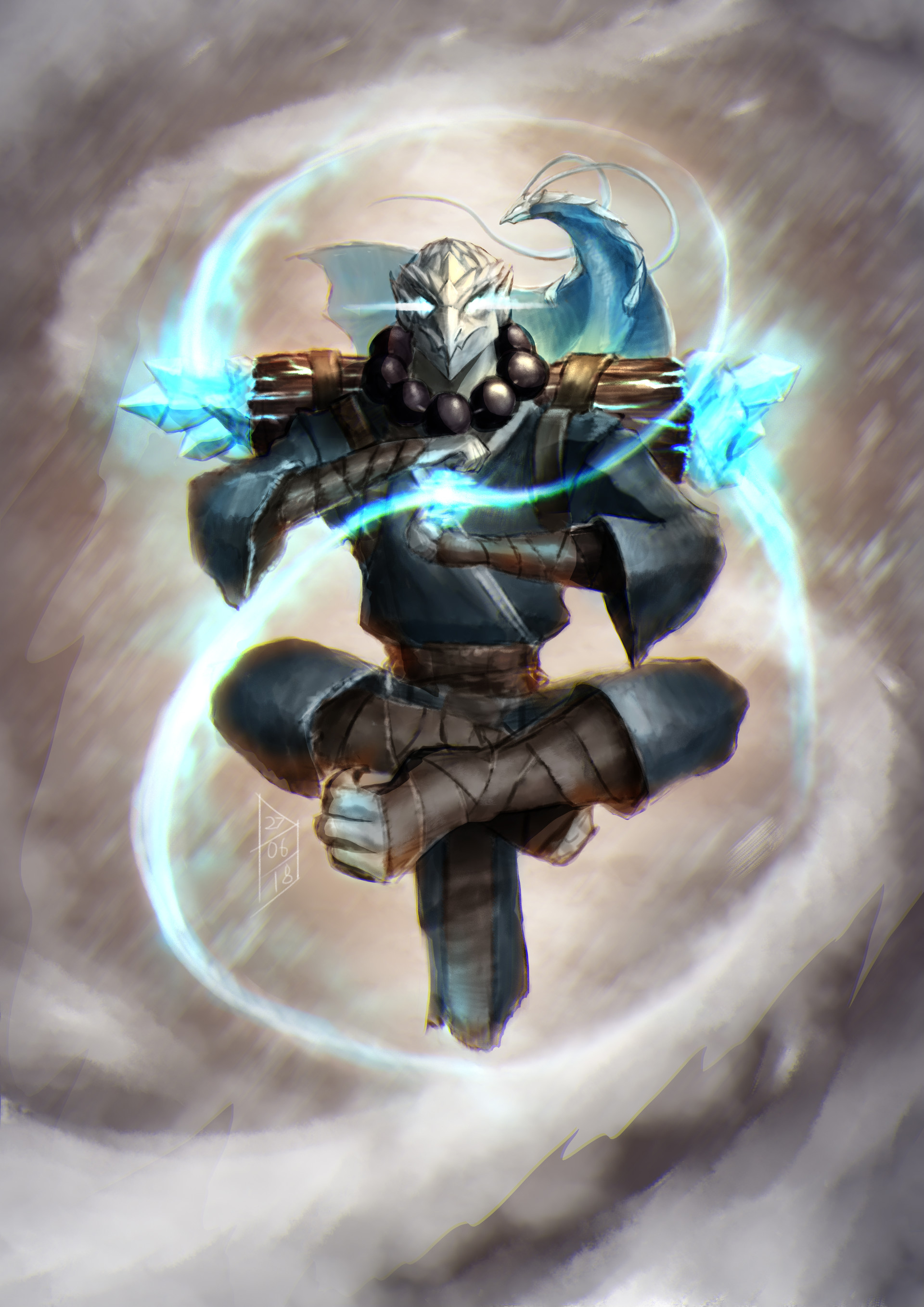 ArtStation - Dragonborn Monk