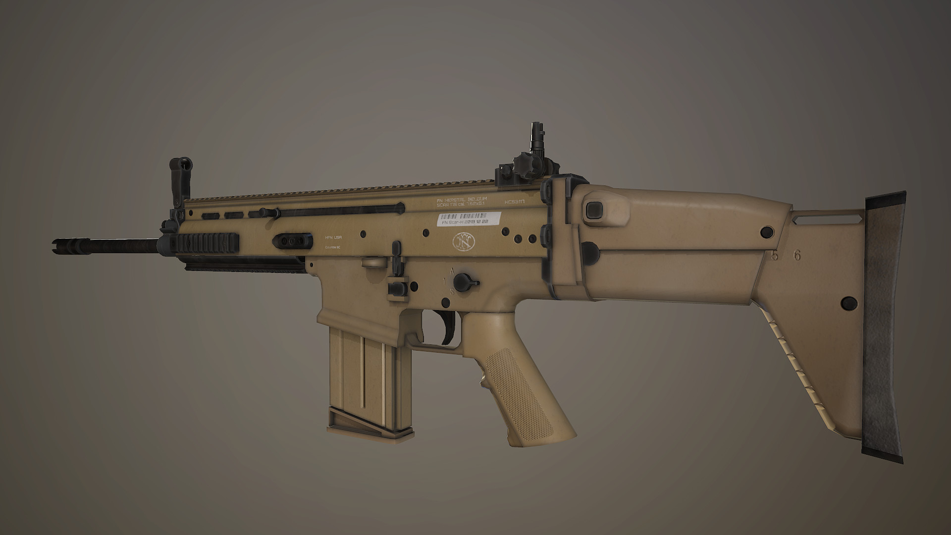 Scar rover. Штурмовая винтовка scar-h MK.17. FN scar 7.62x51. Combat Assault Rifle FN scar-h 3d model.. FN scar h обвес.