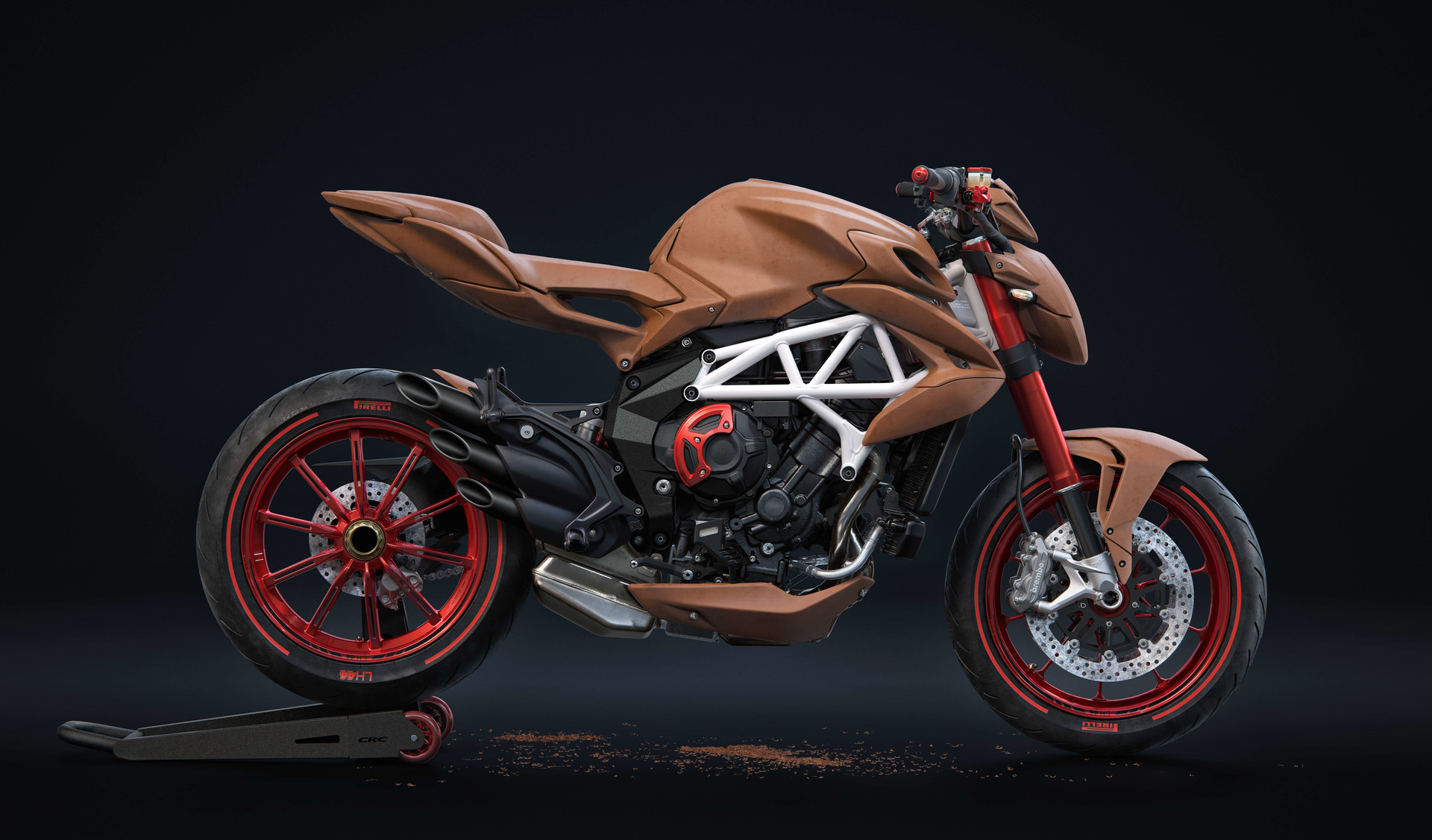 Damien Bergis MV AGUSTA BRUTALE 800 RR LH44
