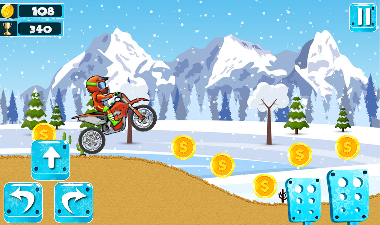 Moto X3M Winter: An absolutely thrilling ice racing game — Steemit