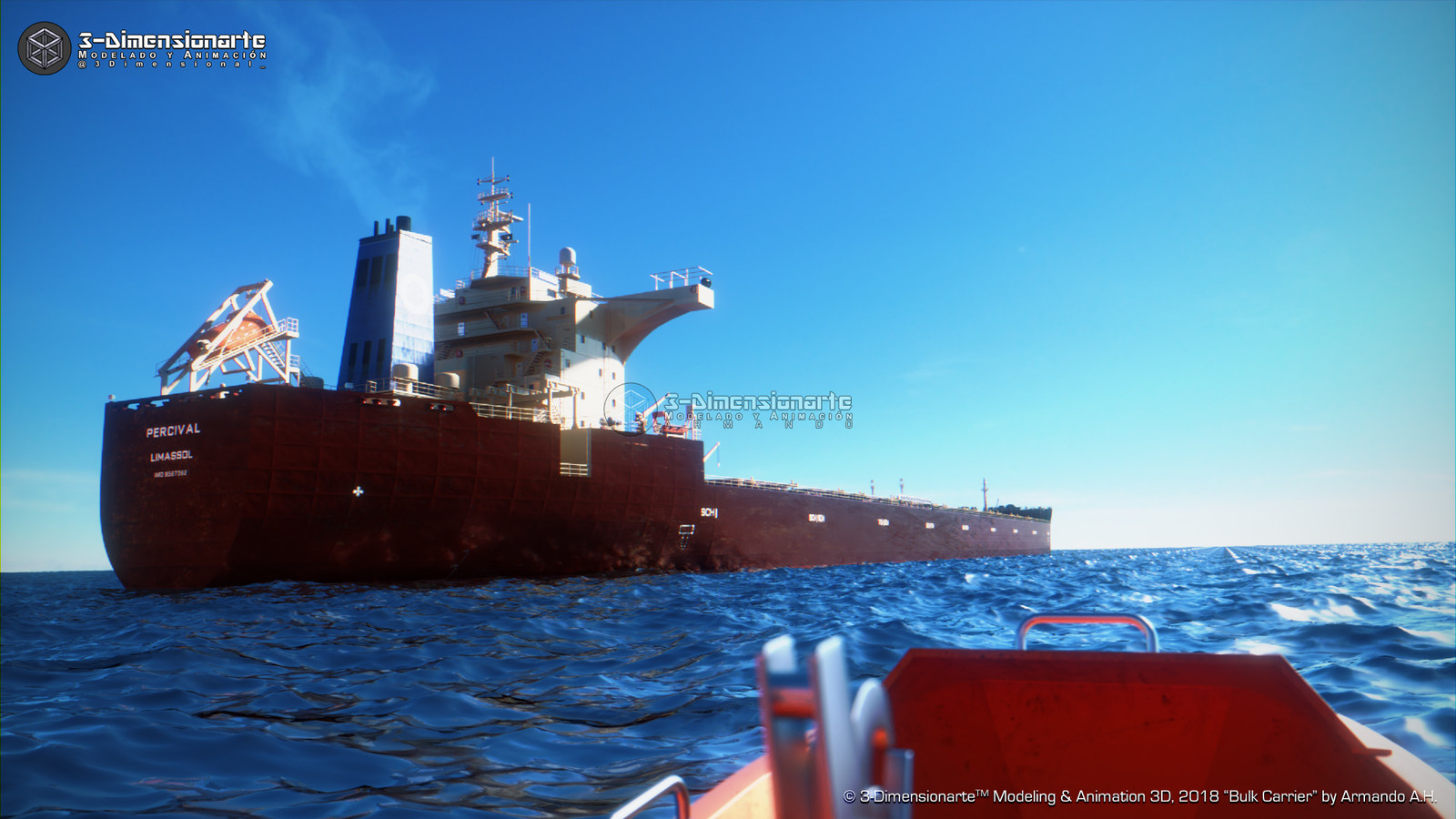 Bulk Carrier from Life Raft