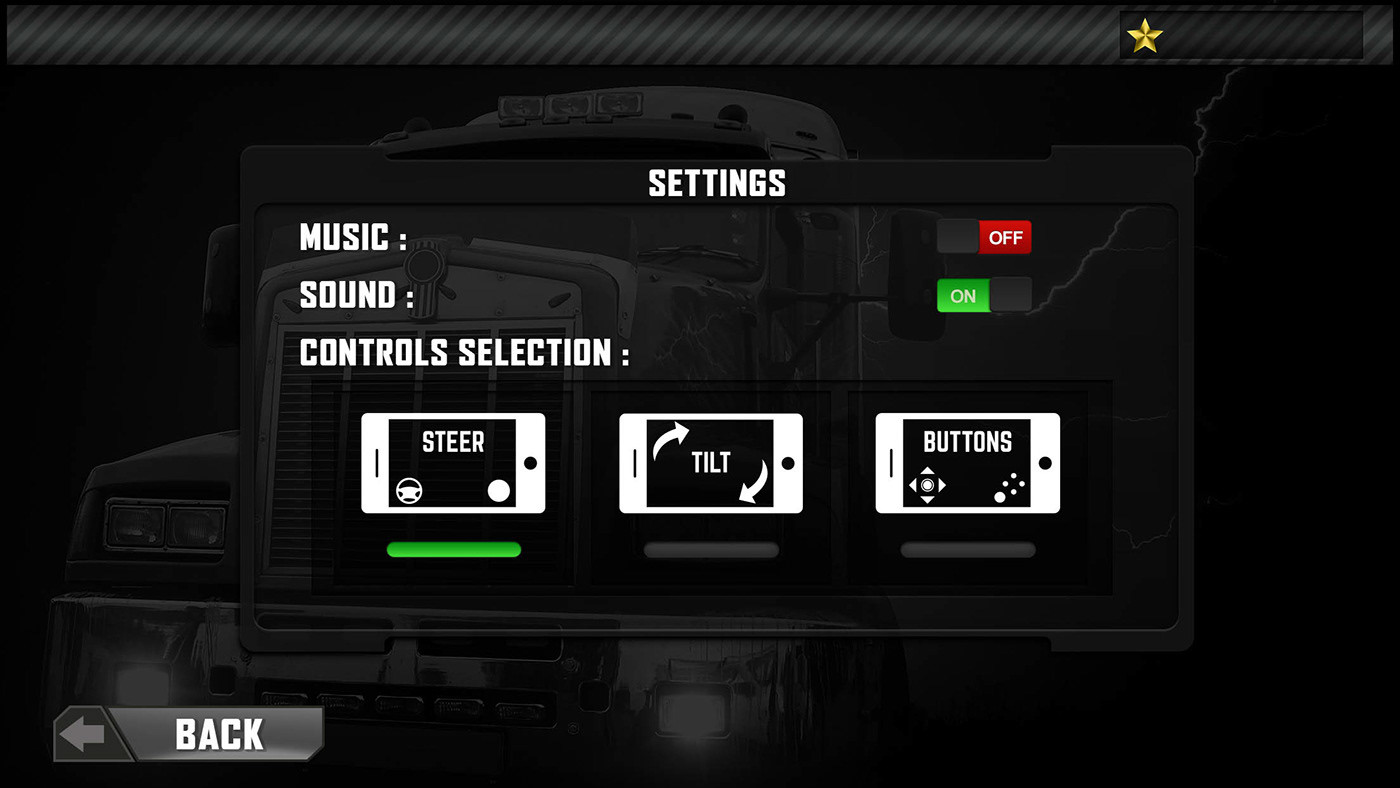 ArtStation Truck Game Ui