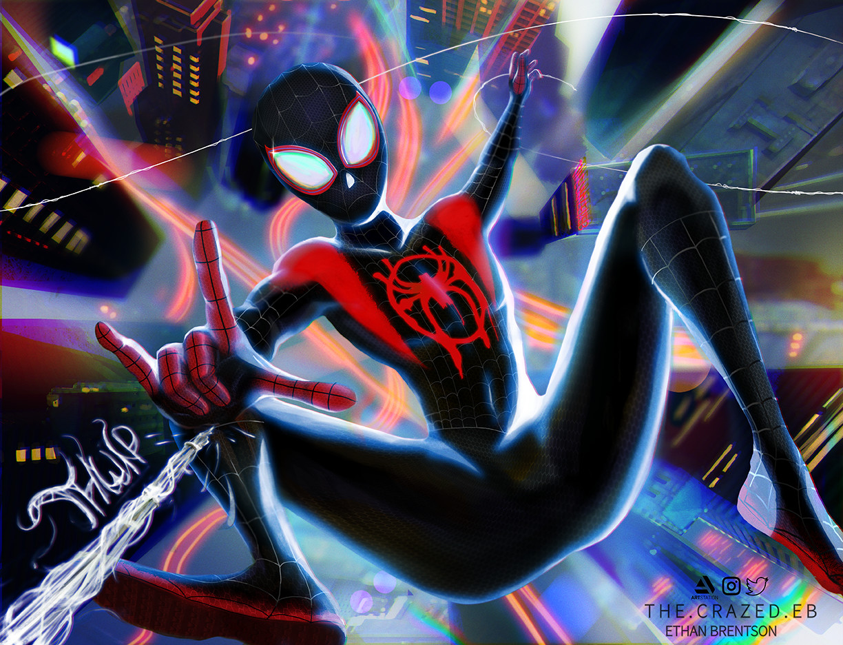 Artstation Into The Spiderverse What S Up Danger Ethan