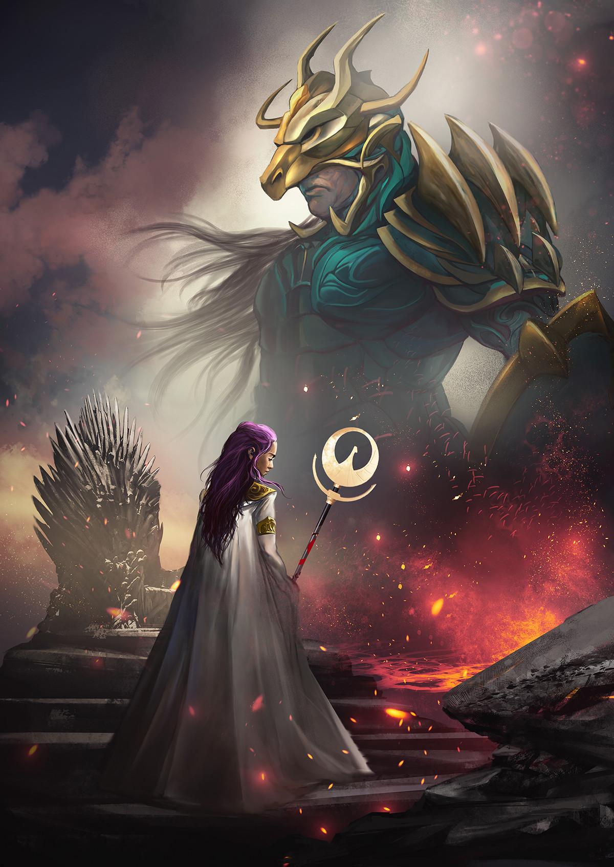 images Athena Saint Seiya Fanart athena queen of westeros nicolas camiade