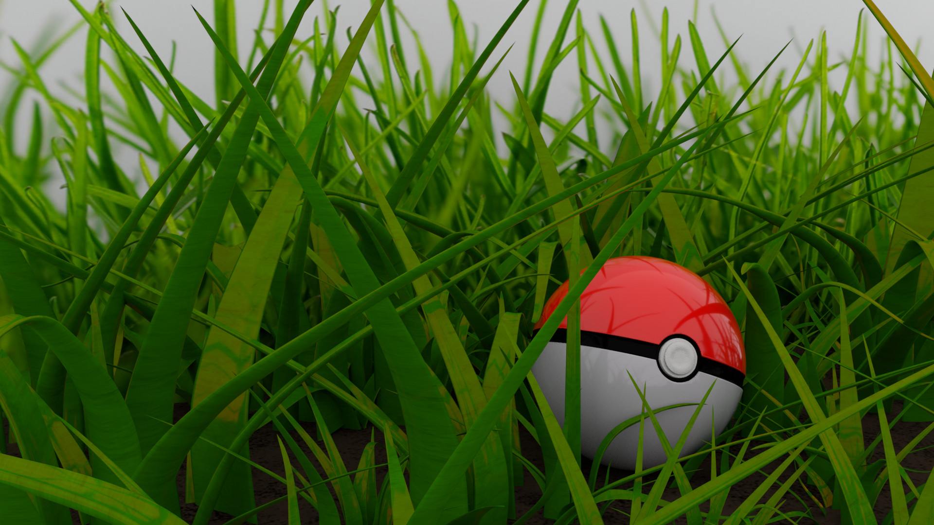 Robert Mazelle Pokeball In Grass