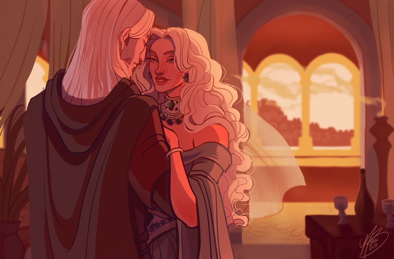 "A woman I desired"

Shiera Seastar &amp; Brynden Rivers 